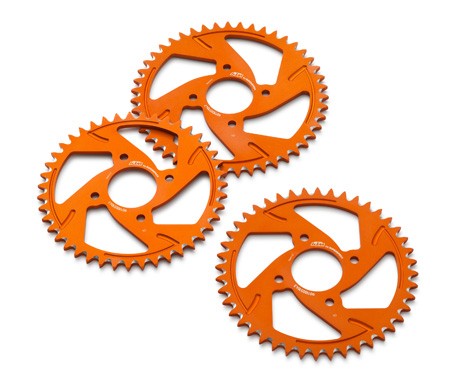KTM DUKE MODELLER İLE UYUMLU 44-T DİŞLİ TURUNCU