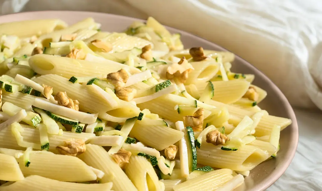 Kabaklı Cevizli Makarna