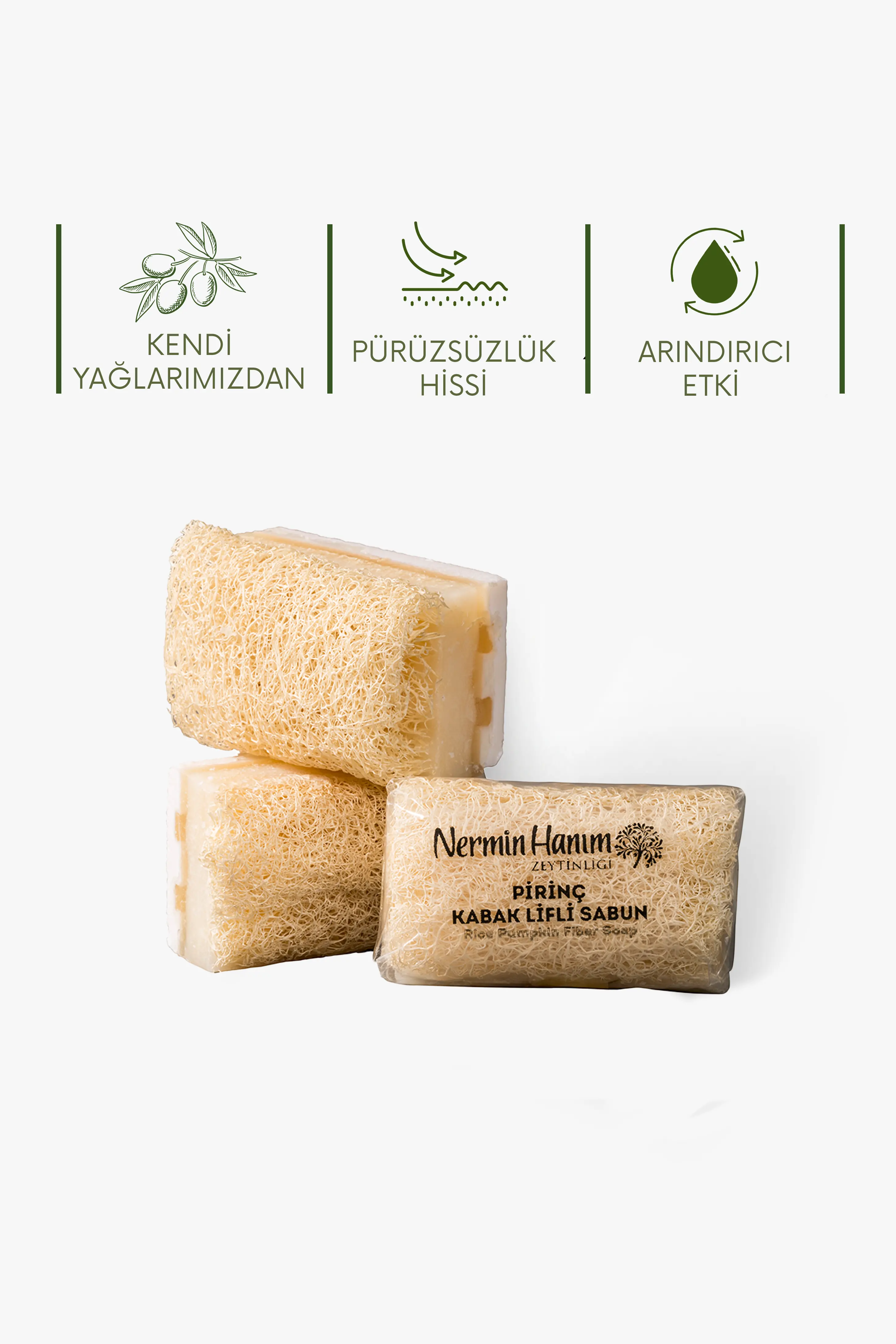 Pirinç Kabak Lifli Sabun (100gr)