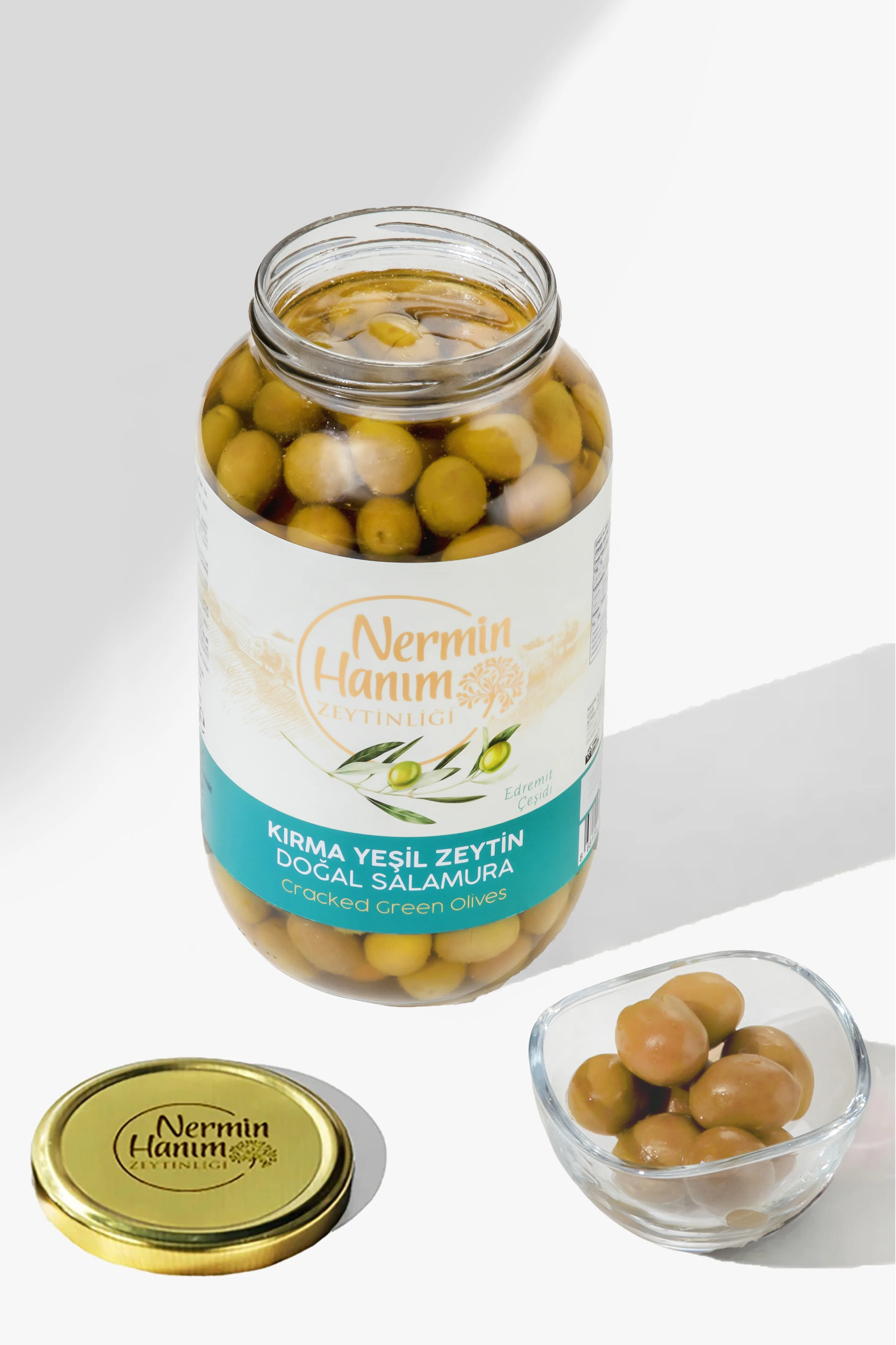 Edremit Yeşil Kırma Zeytin (950gr)