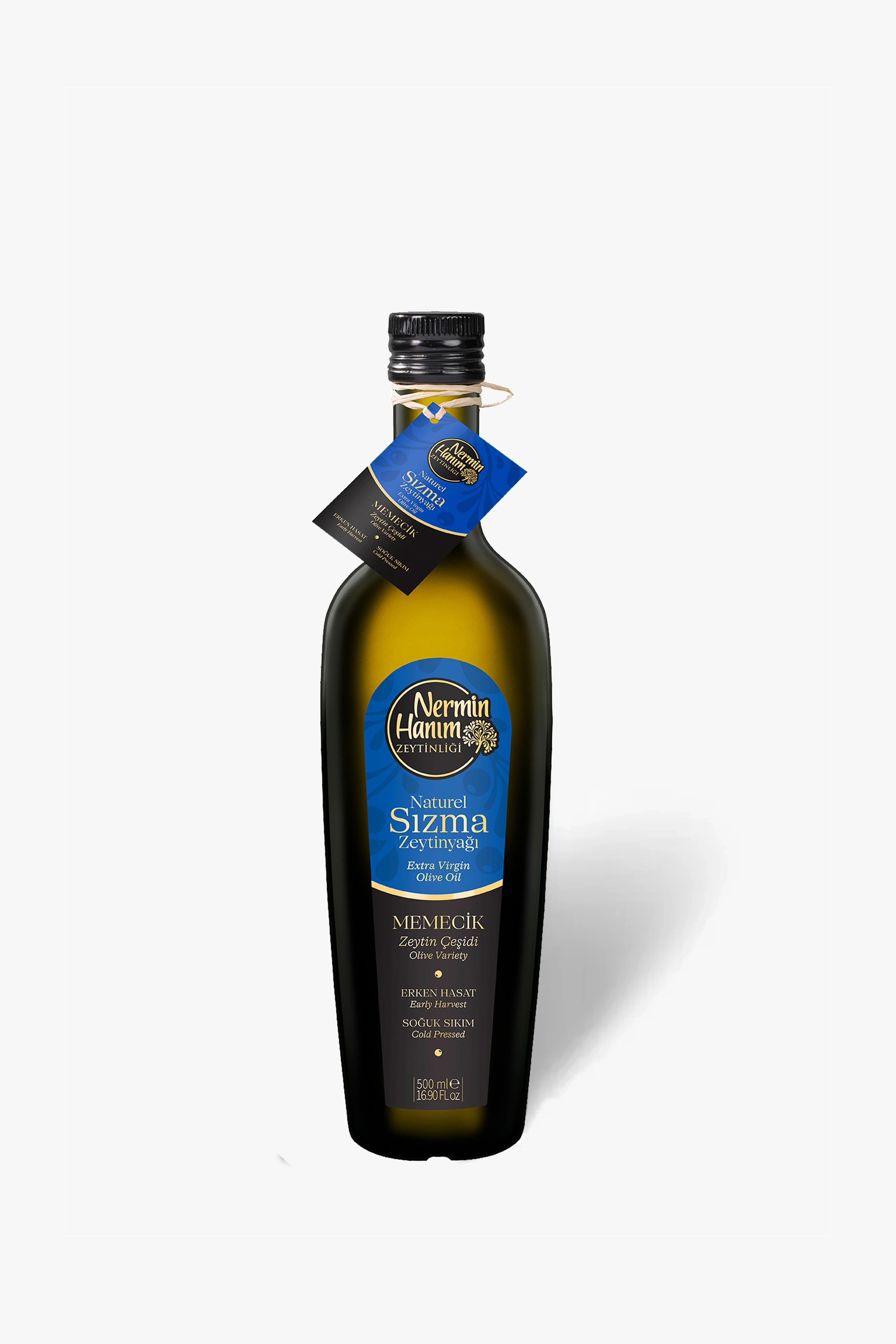 Memecik - Erken Hasat Soğuk Sıkım Zeytinyağı N.(500ml)