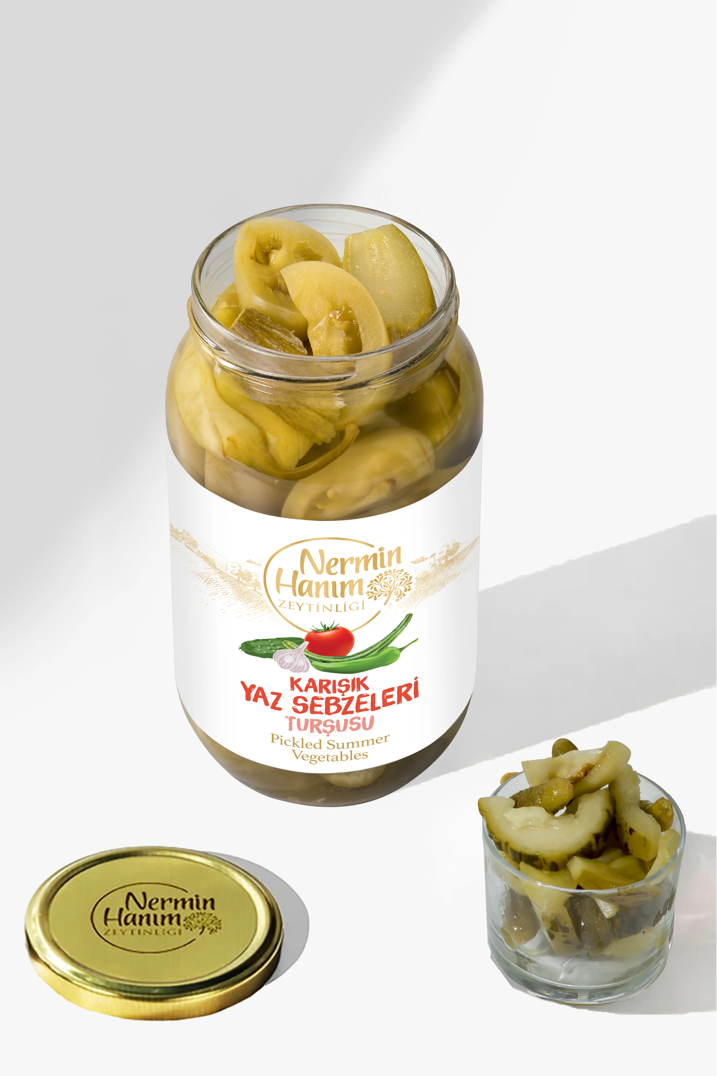 Karışık Yaz Sebzeleri Turşusu (600gr)