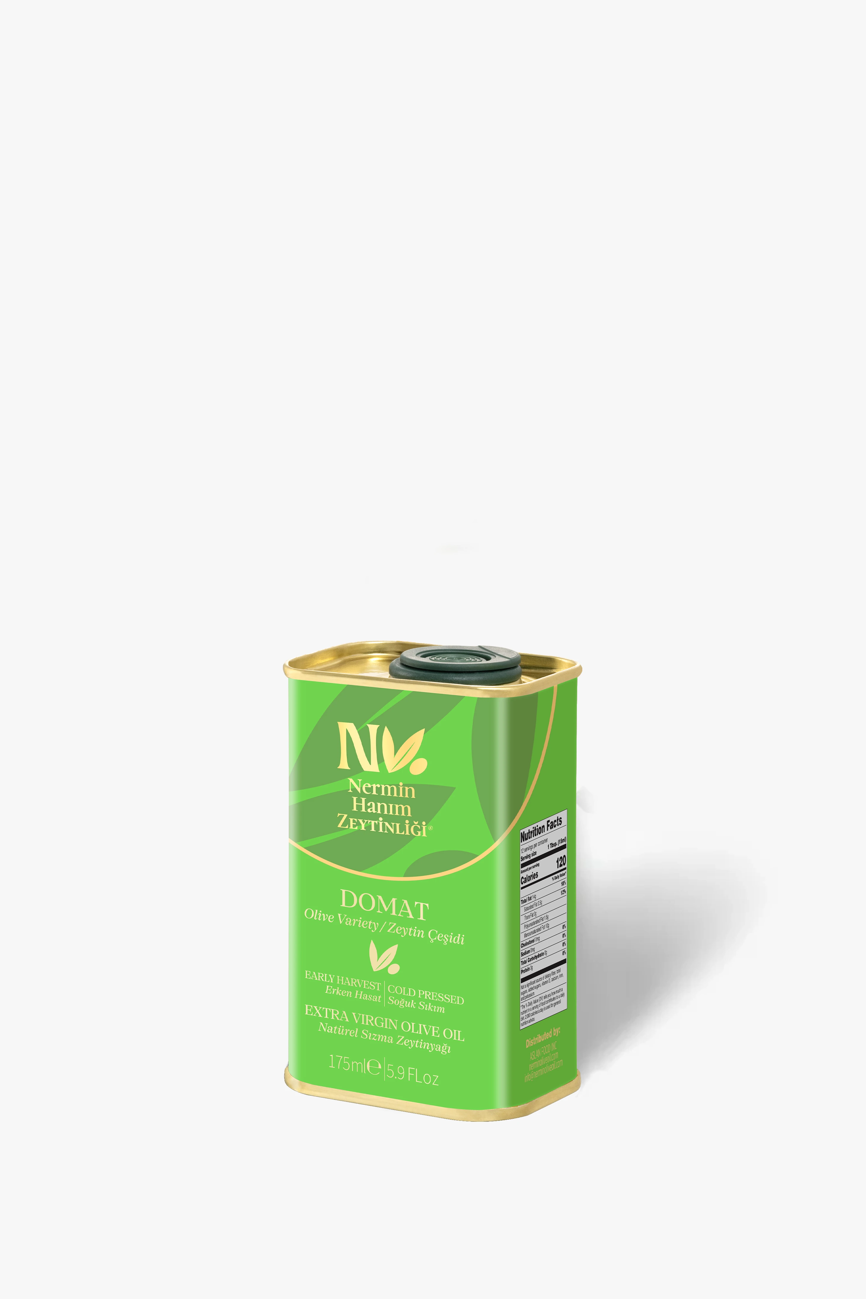 Domat - Erken Hasat Soğuk Sıkım Zeytinyağı (175ml)