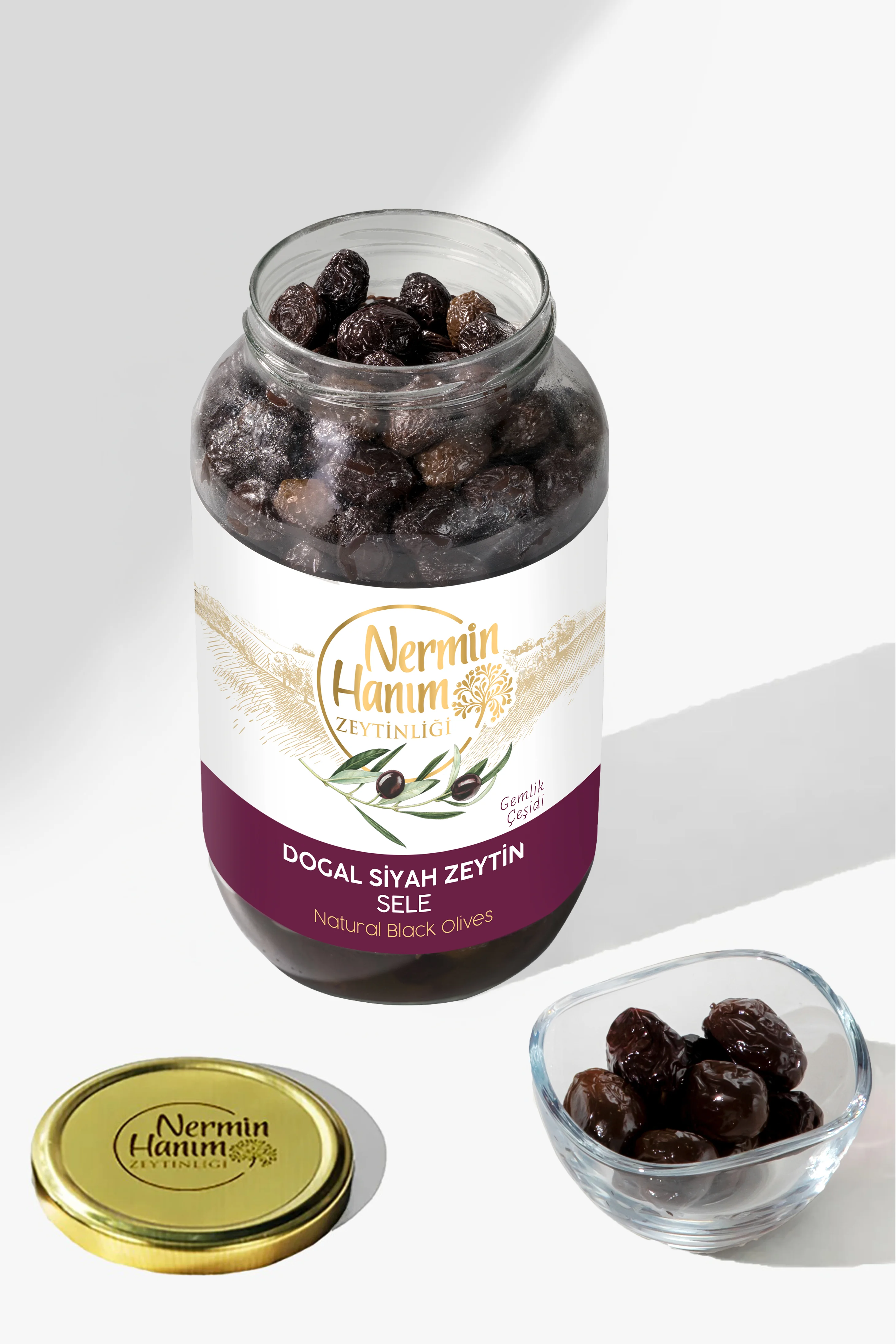 Gemlik Siyah Kuru Sele Zeytin (950gr)