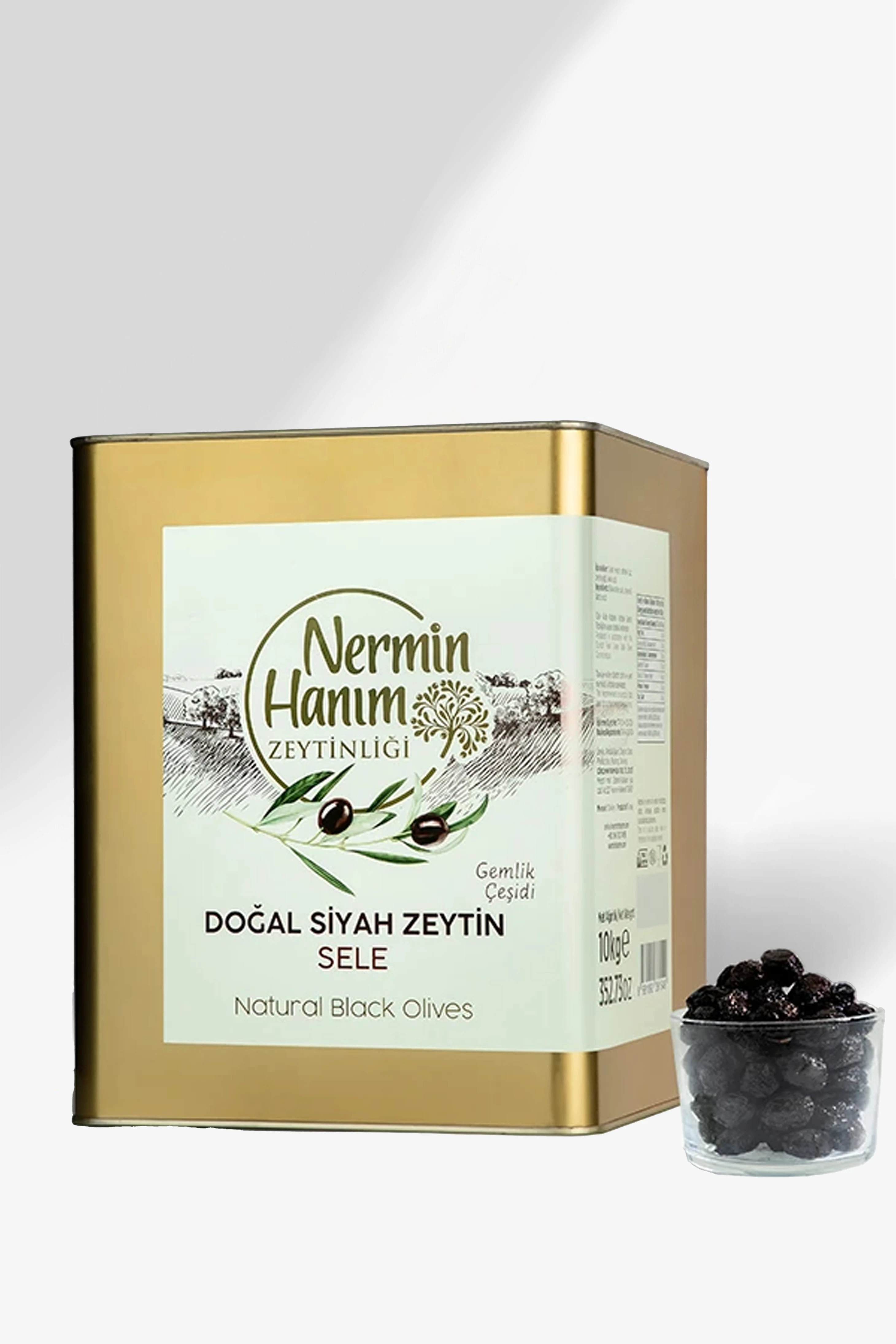 Gemlik Siyah Kuru Sele Zeytin (10kg)