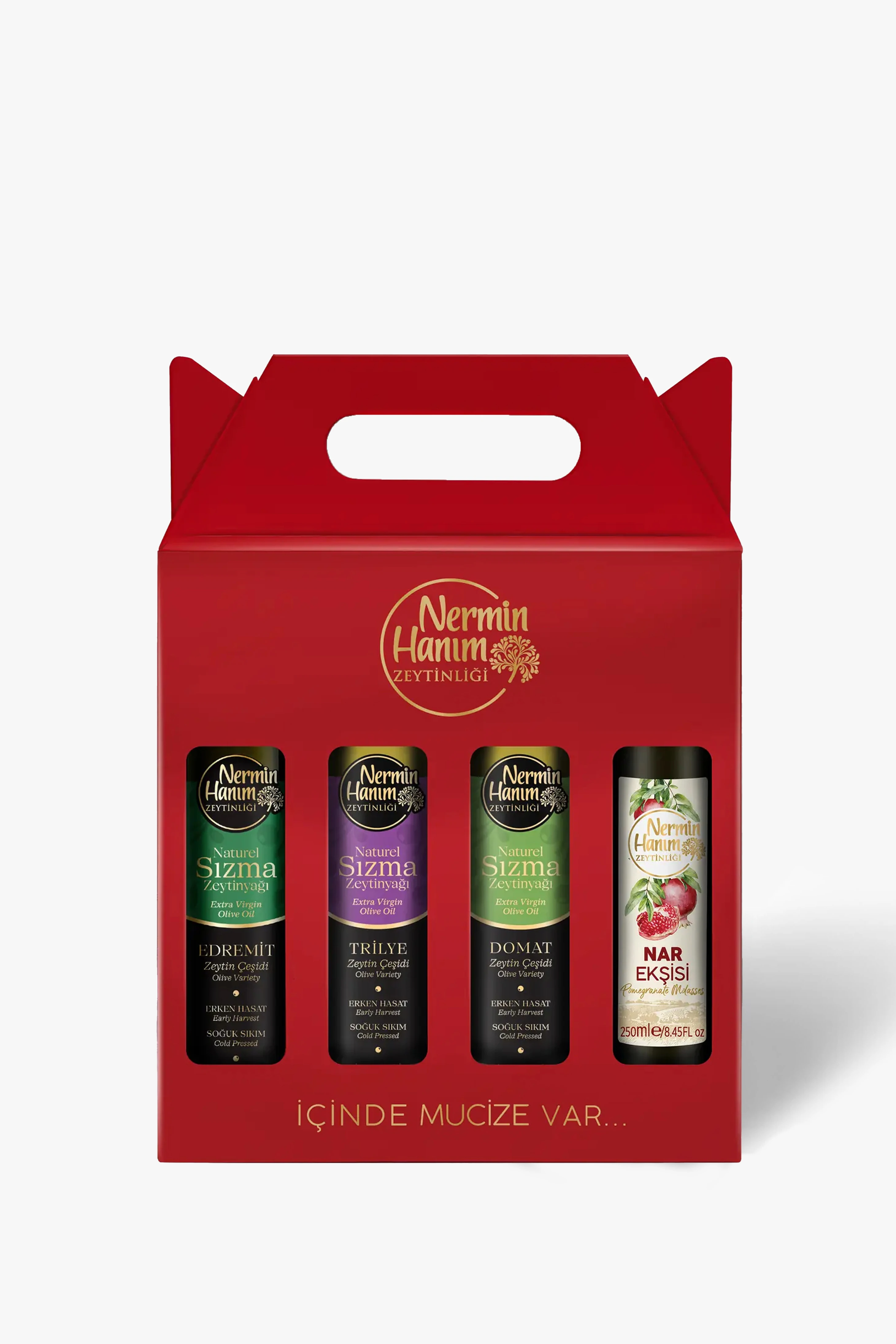 Hediye Seti (4x250 ml) (Edremit - Trilye - Domat - Nar Ekşisi)