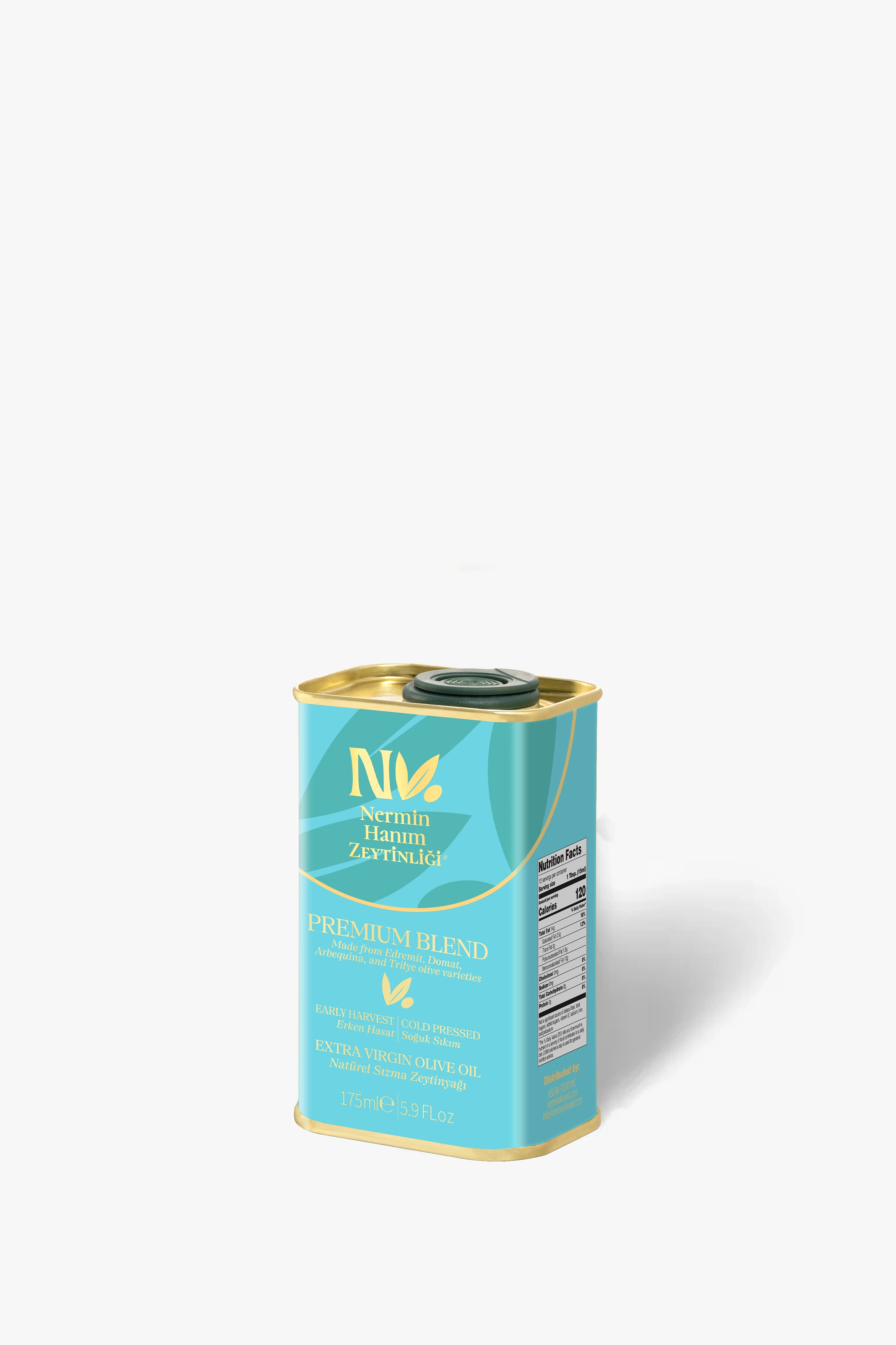 Premium Blend Erken Hasat Soğuk Sızma Zeytinyağı (175ml)