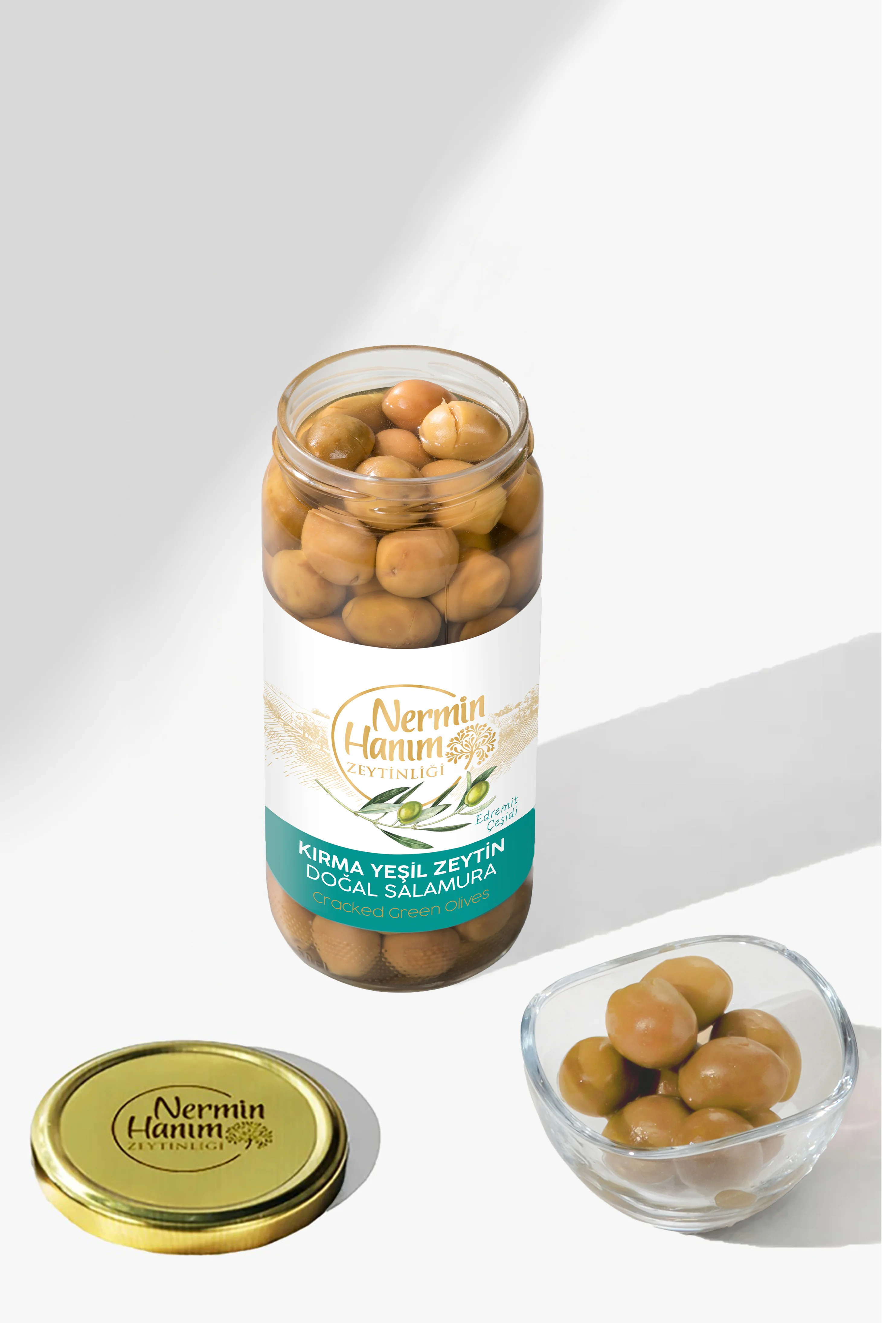 Edremit Yeşil Kırma Zeytin (300gr)
