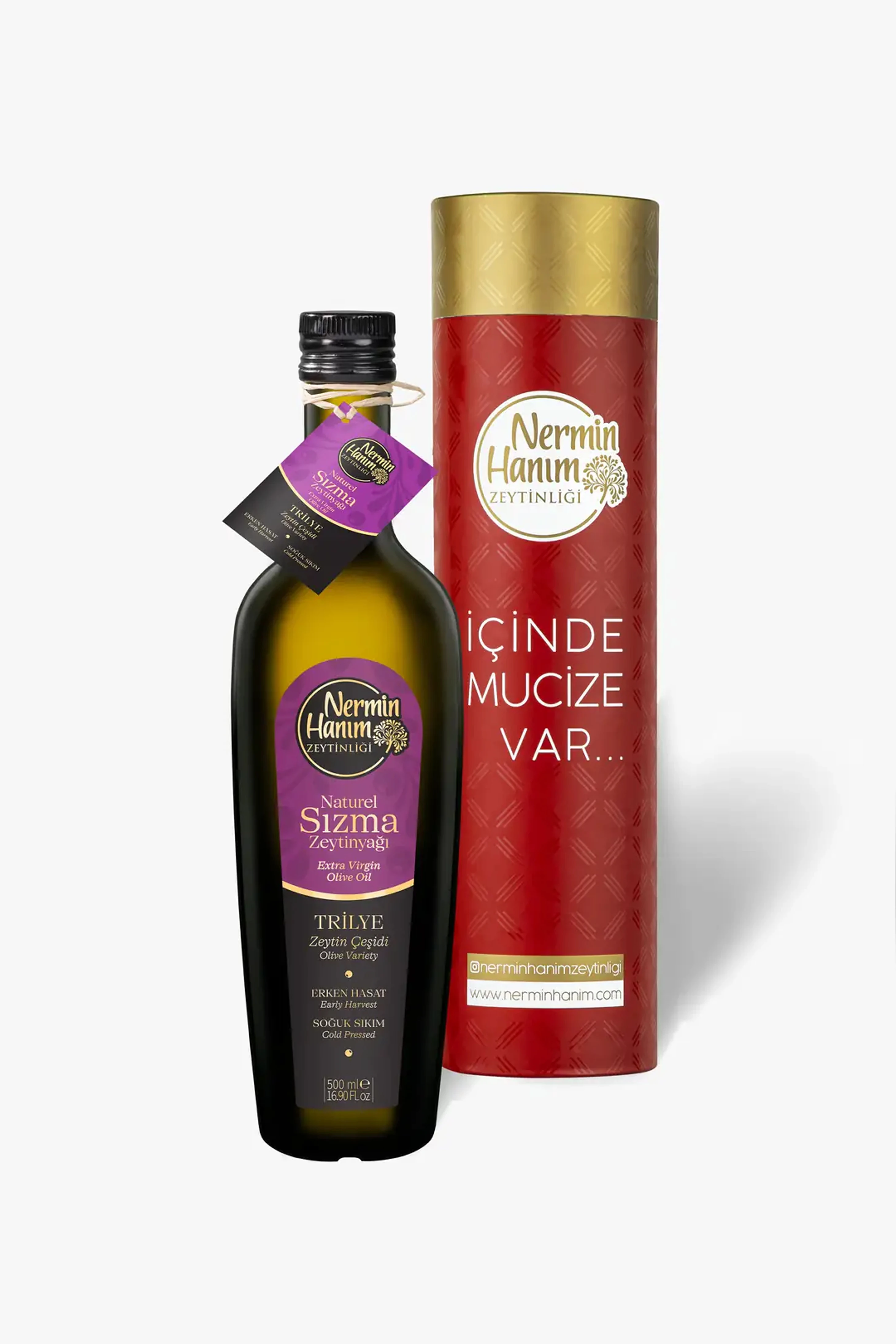 500 ml Trilye Erken Hasat Zeytinyağı - Kutulu (500ml)