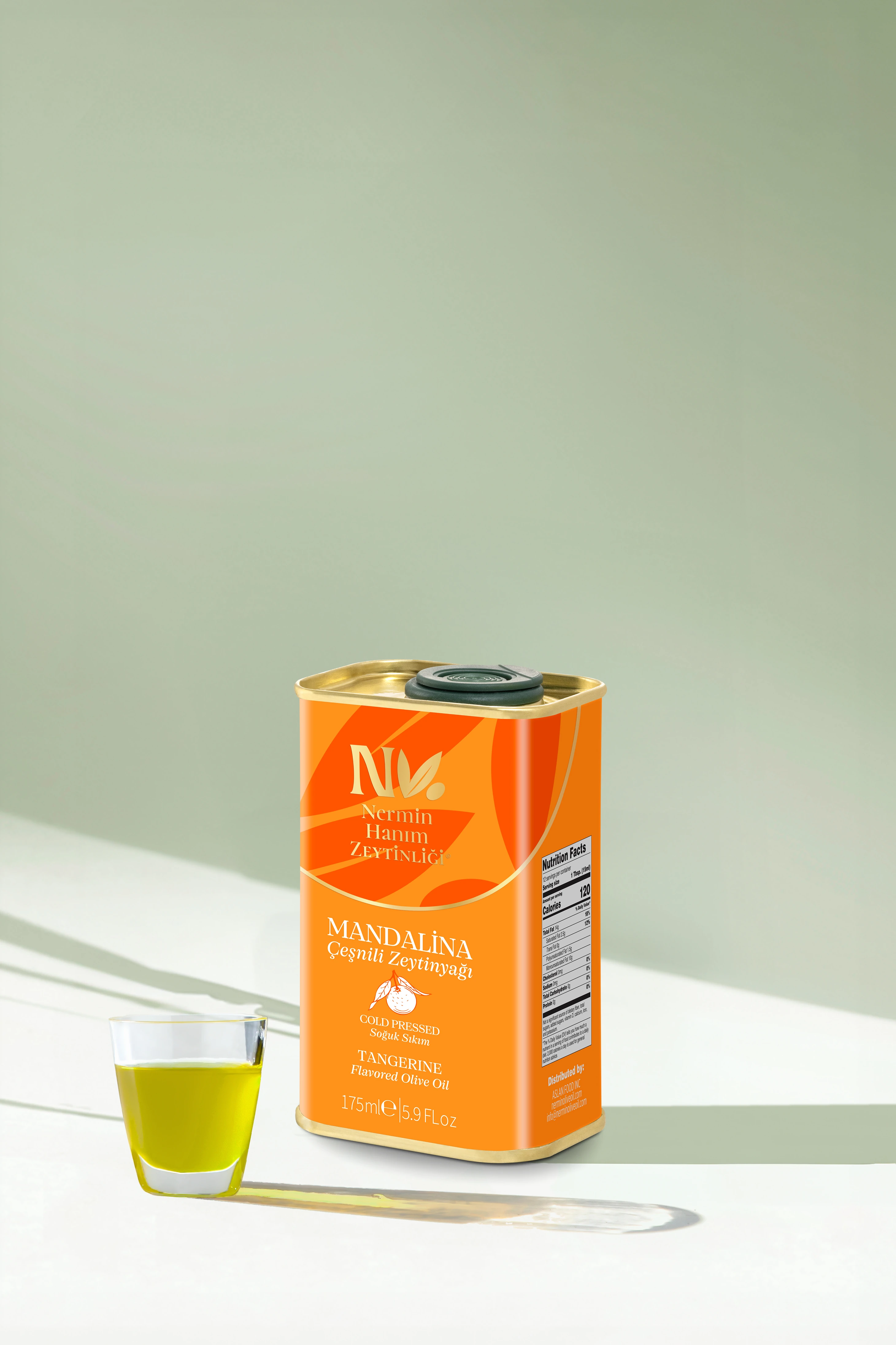 Mandalina Çeşnili Zeytinyağı (175ml)