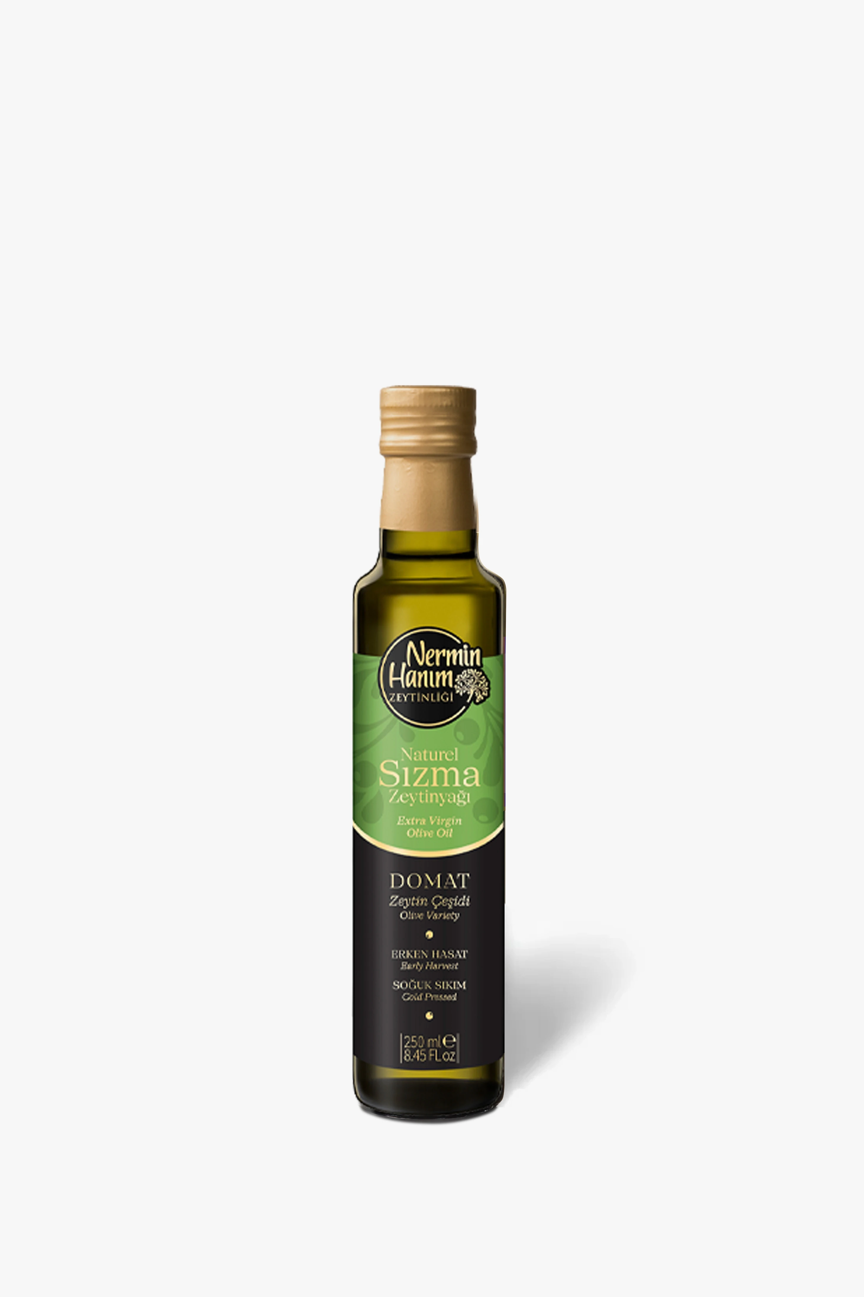 Domat - Erken Hasat Soğuk Sıkım Zeytinyağı (250ml)