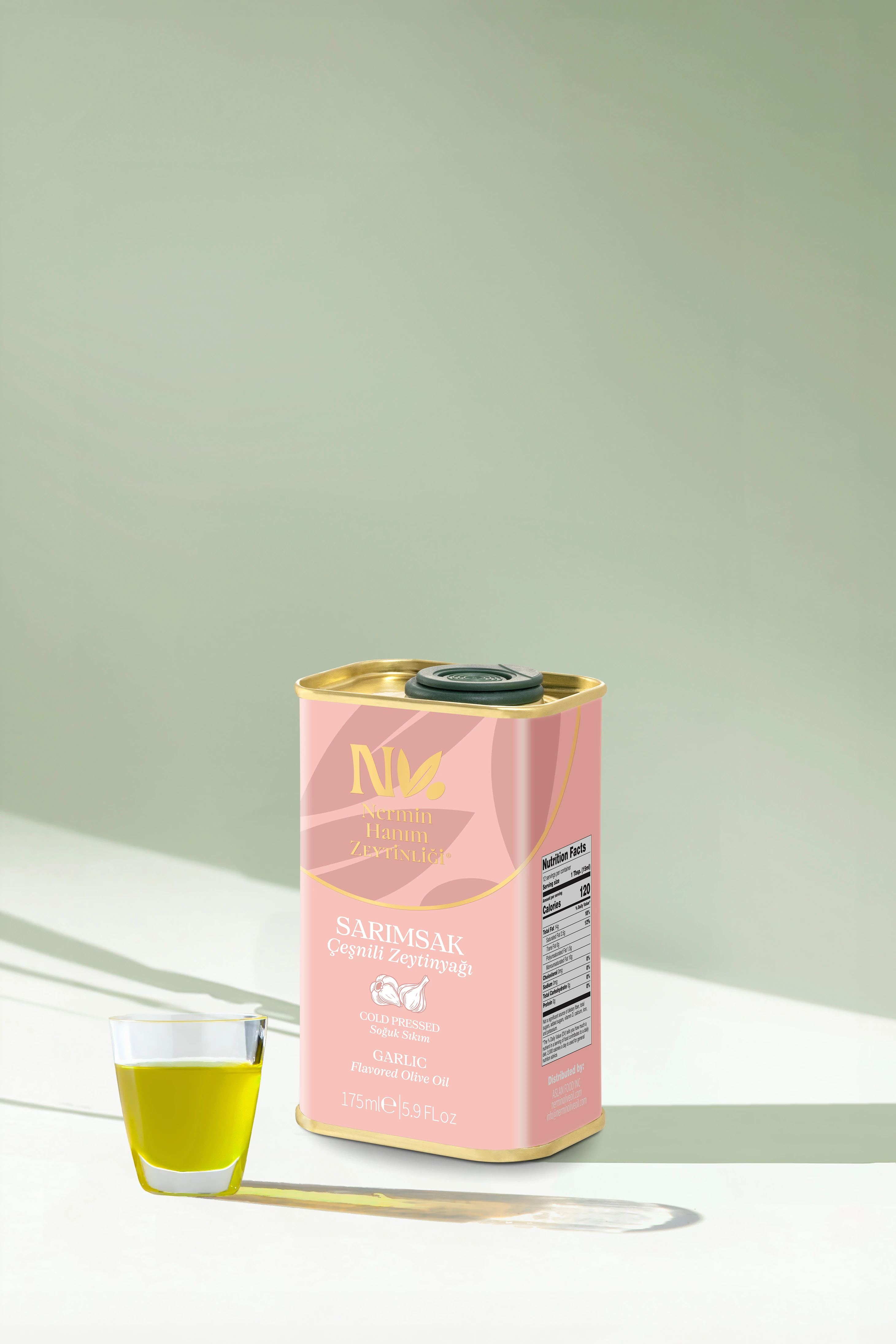 Sarımsak Çeşnili Zeytinyağı (175ml)