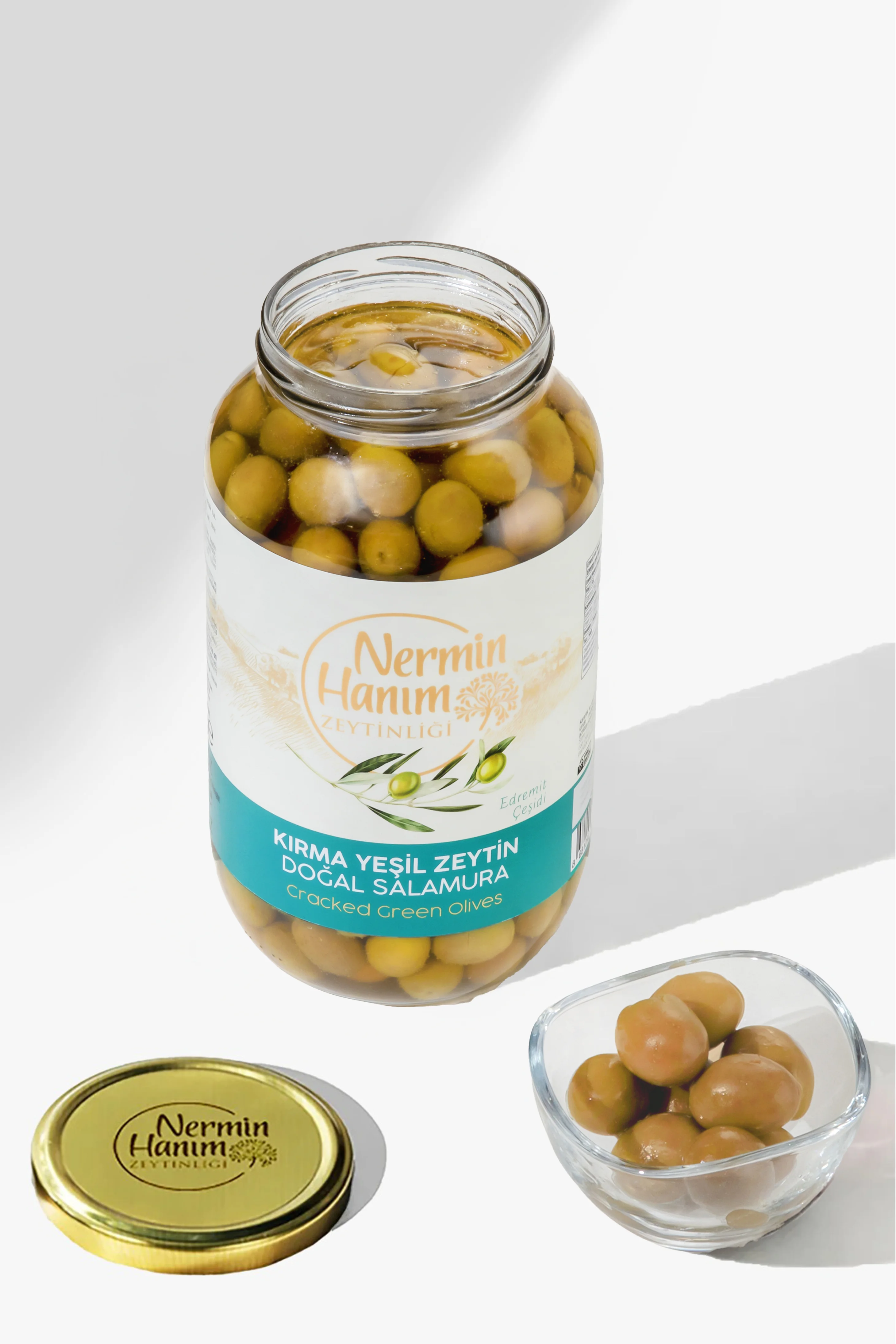 Edremit Yeşil Kırma Zeytin (650 gr)