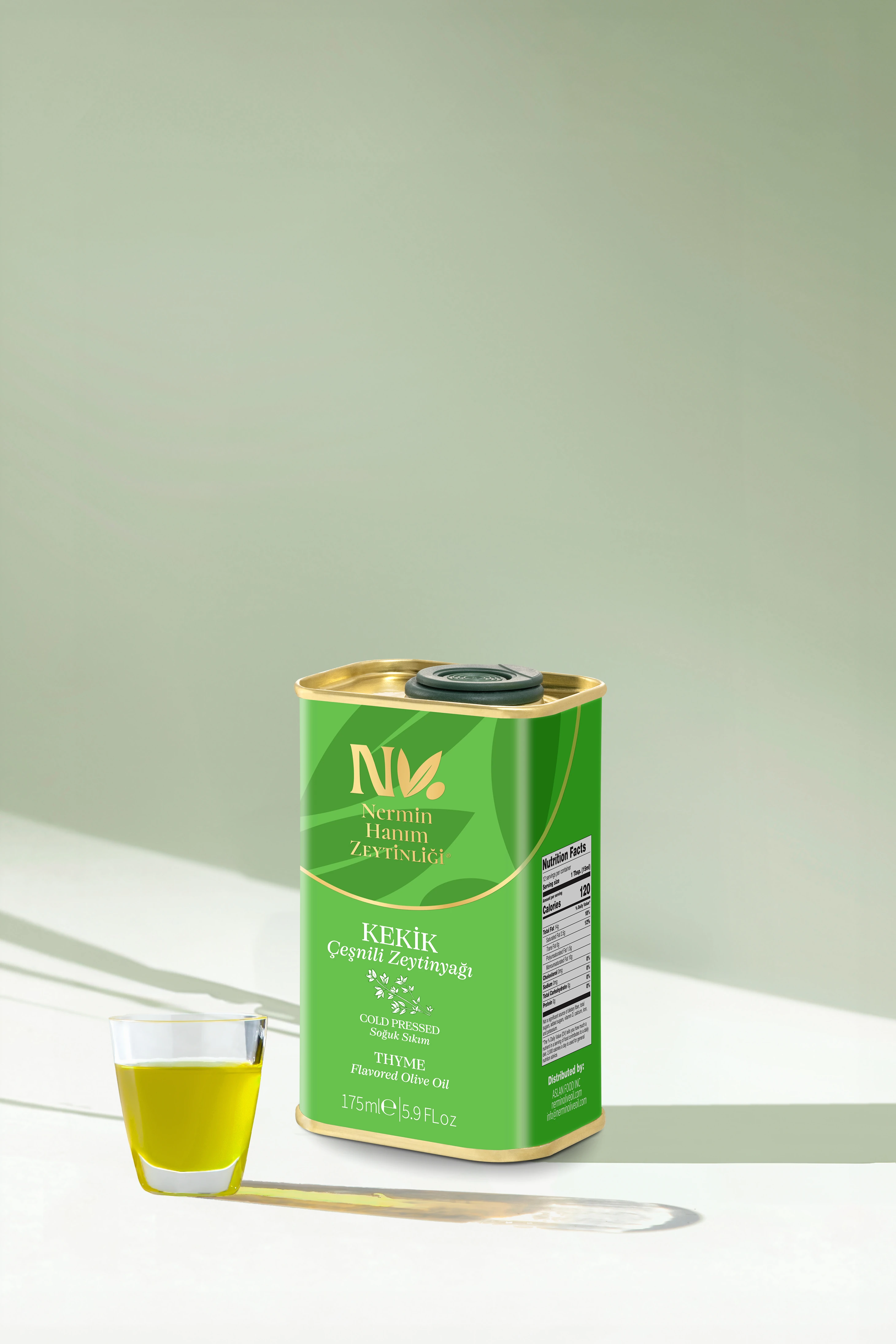 Kekik Çeşnili Zeytinyağı (175ml)