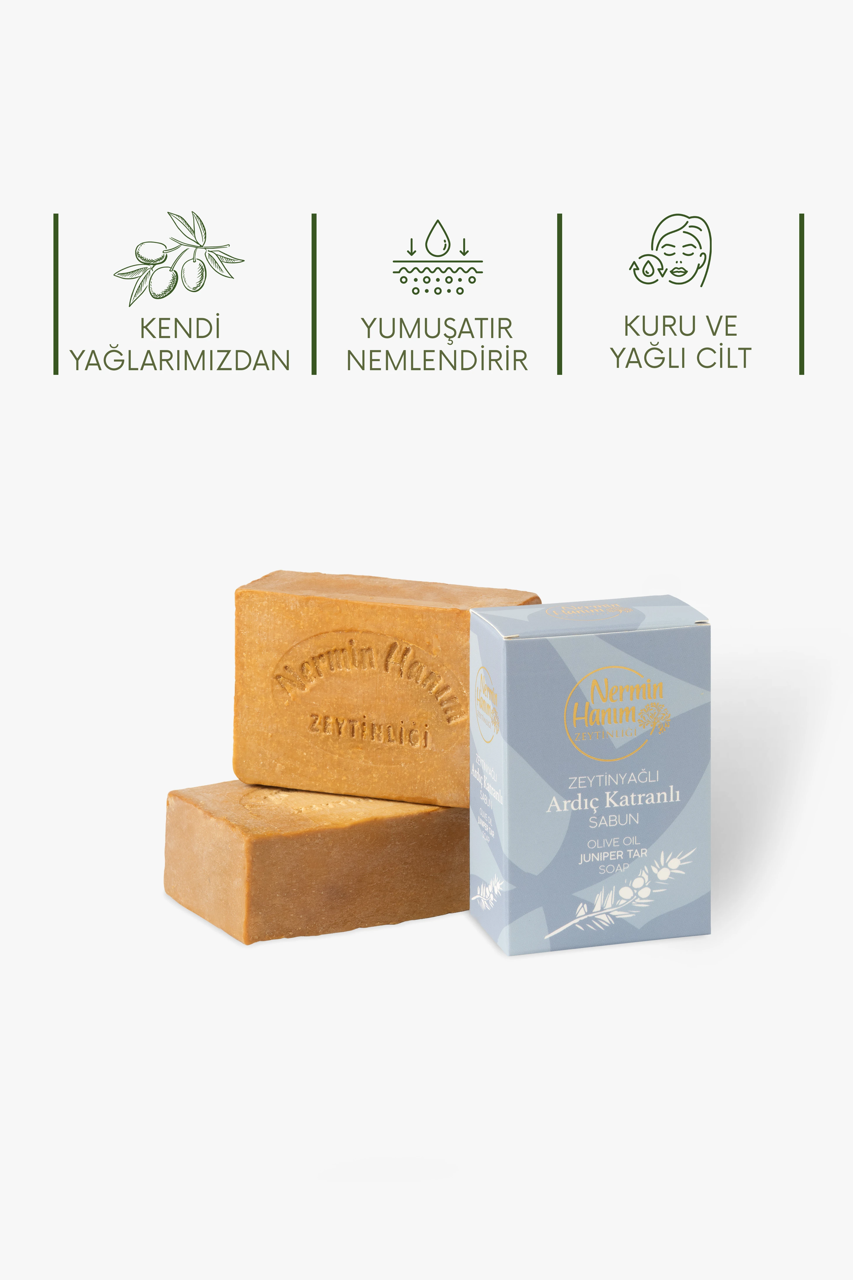 Zeytinyağı Sabun - Ardıç Katranlı (170gr)