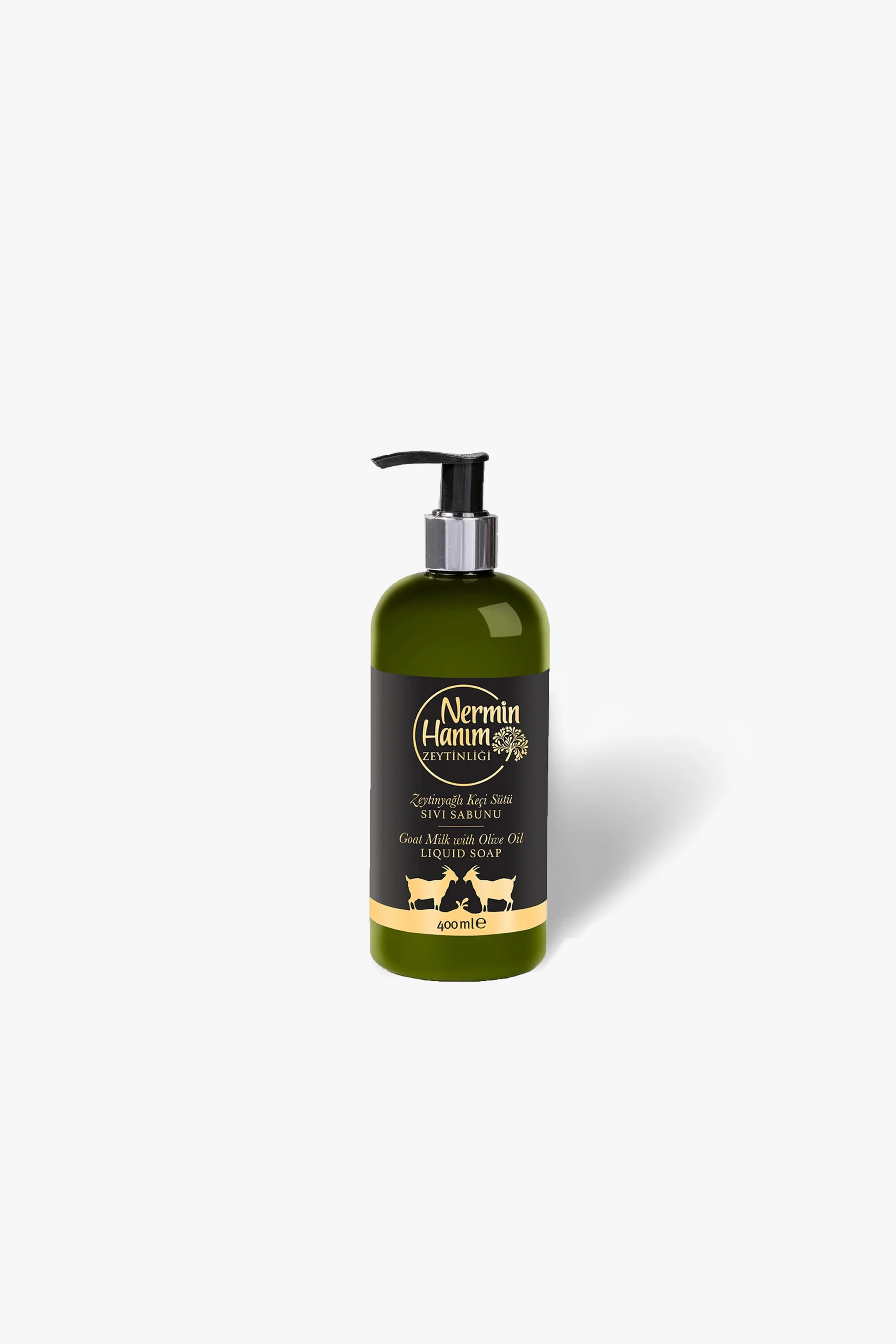 Zeytinyağlı Keçi Sütü Sıvı Sabunu (400ml)