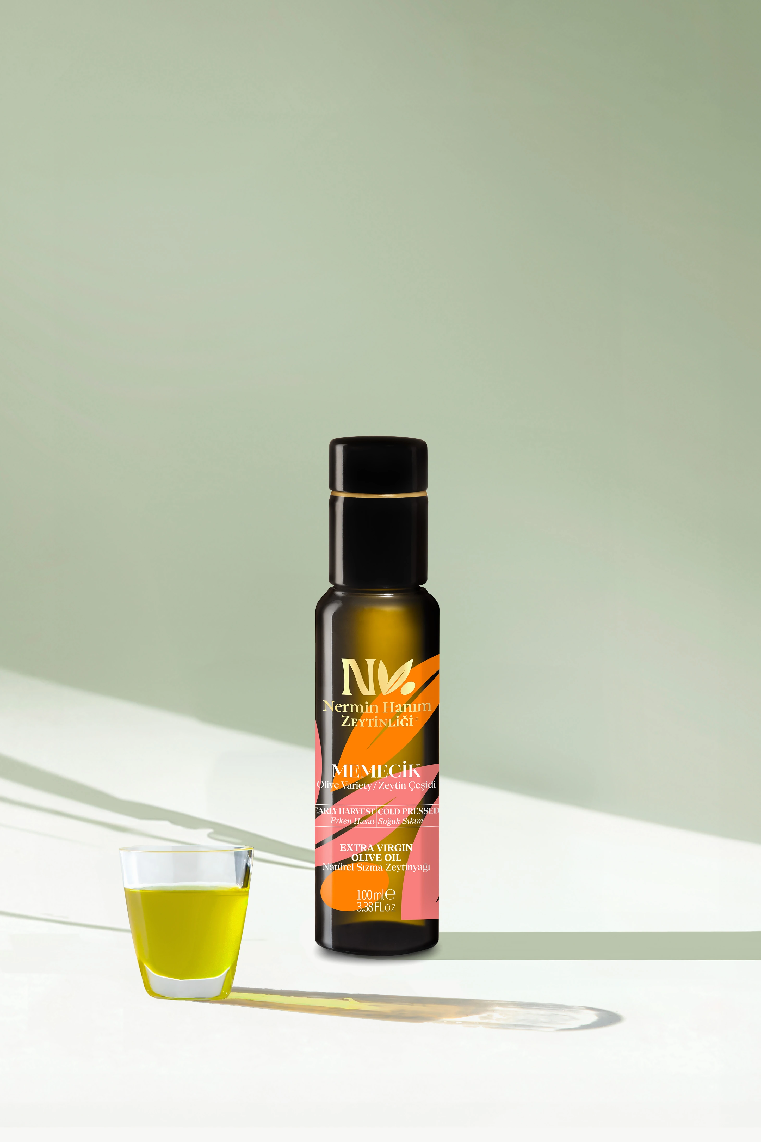 Memecik - Erken Hasat Soğuk Sıkım Zeytinyağı (100ml)