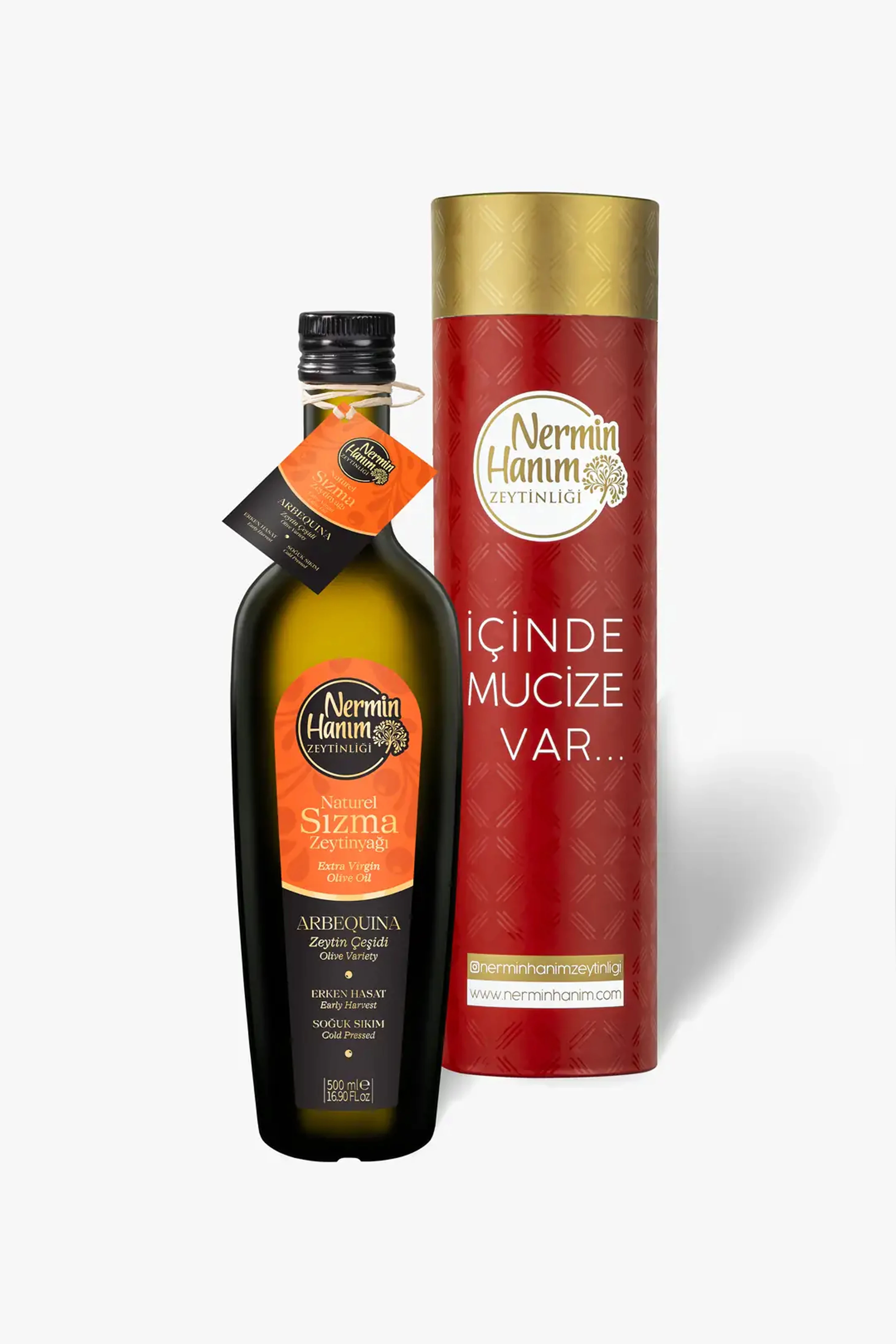 500 ml Arbequina Erken Hasat Zeytinyağı- Kutulu (500ml)