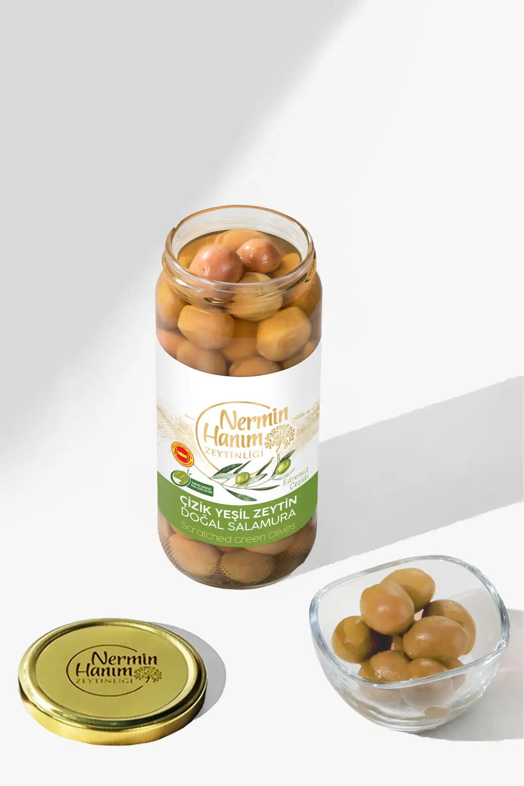 Edremit Yeşil Çizik Zeytin (300gr)