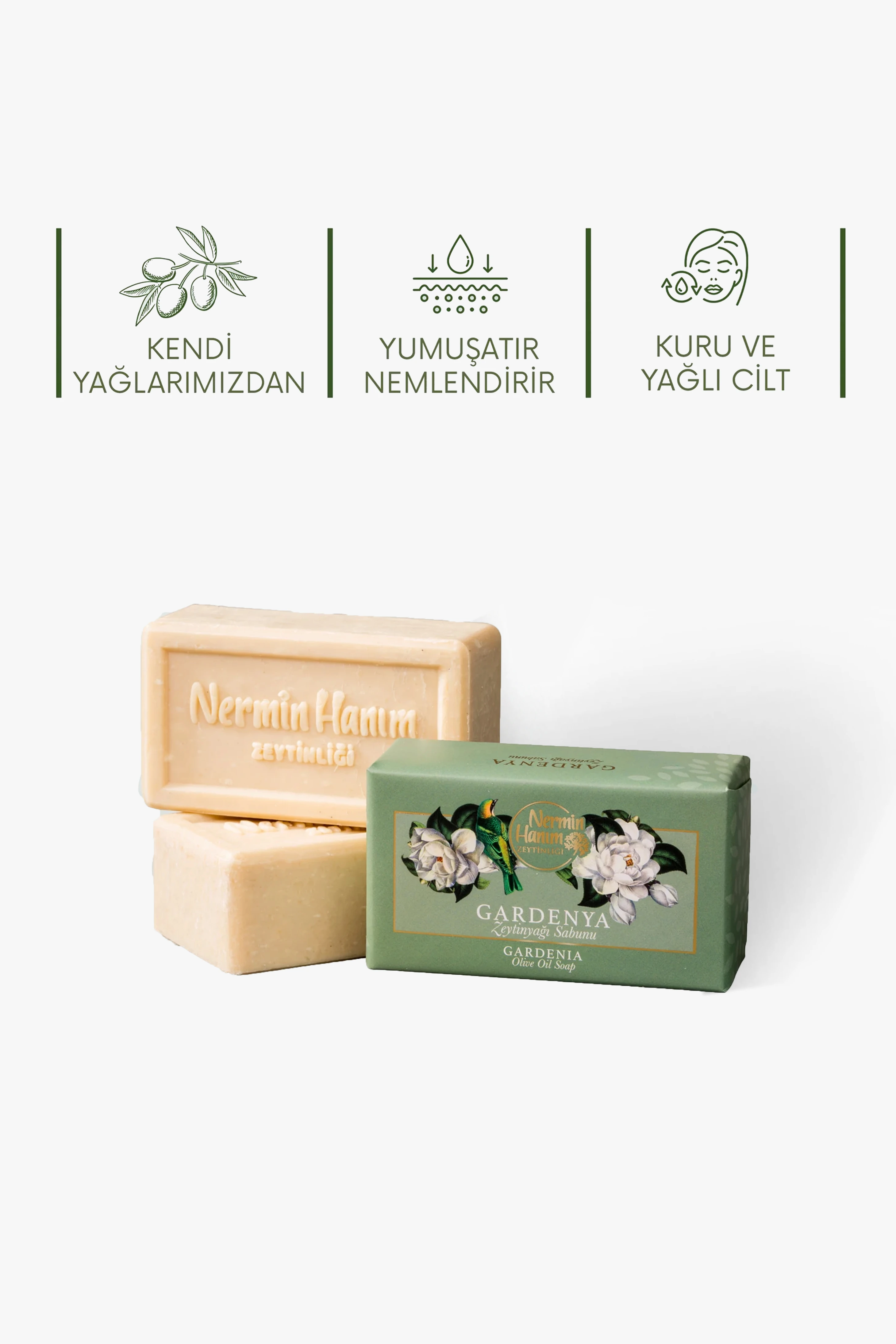 Zeytinyağı Sabunu -  Gardenya (250gr)