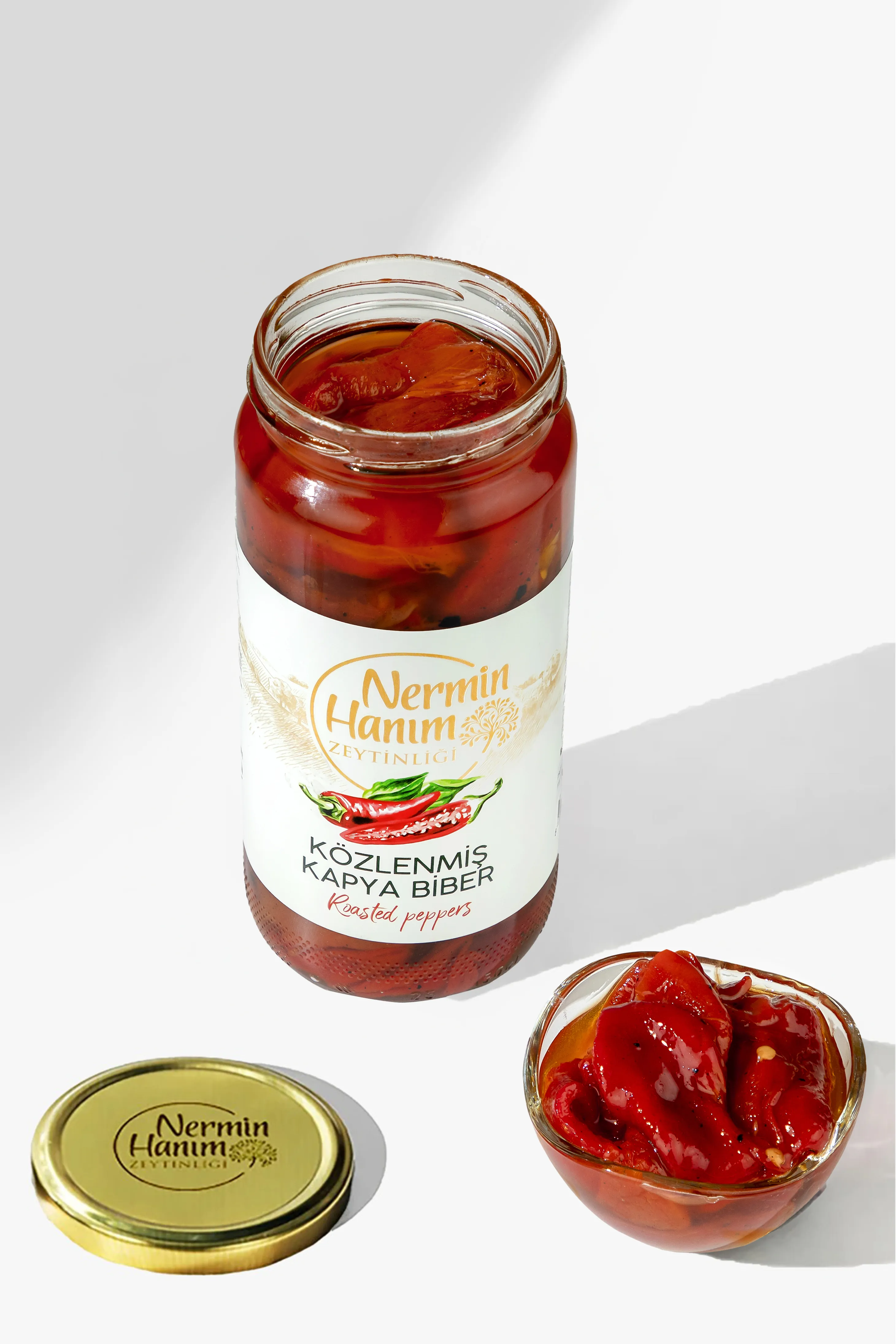 Odun Ateşinde Közlenmiş Kapya Biber (450gr)