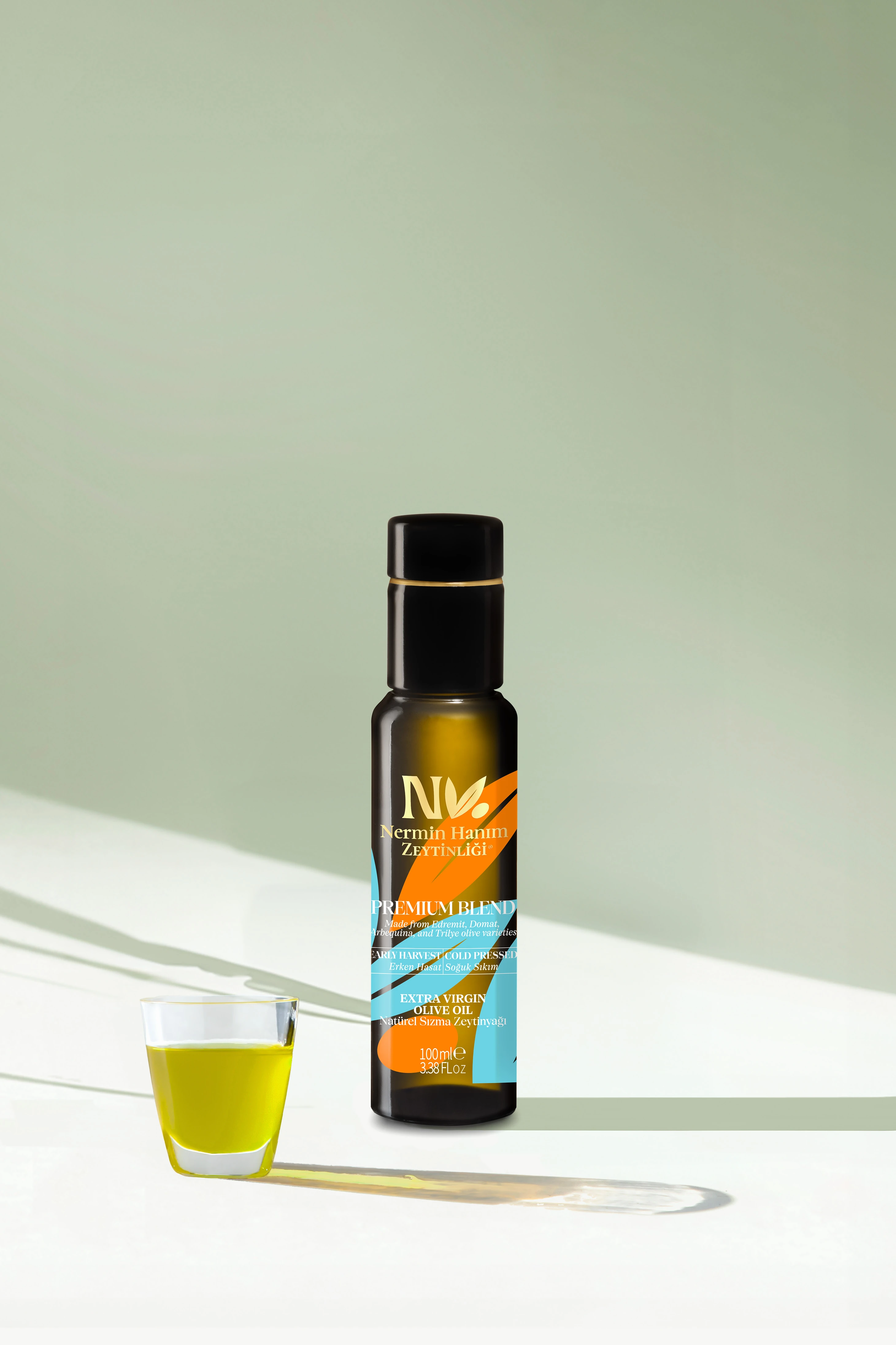 Premium Blend Erken Hasat Soğuk Sızma Zeytinyağı (100ml)