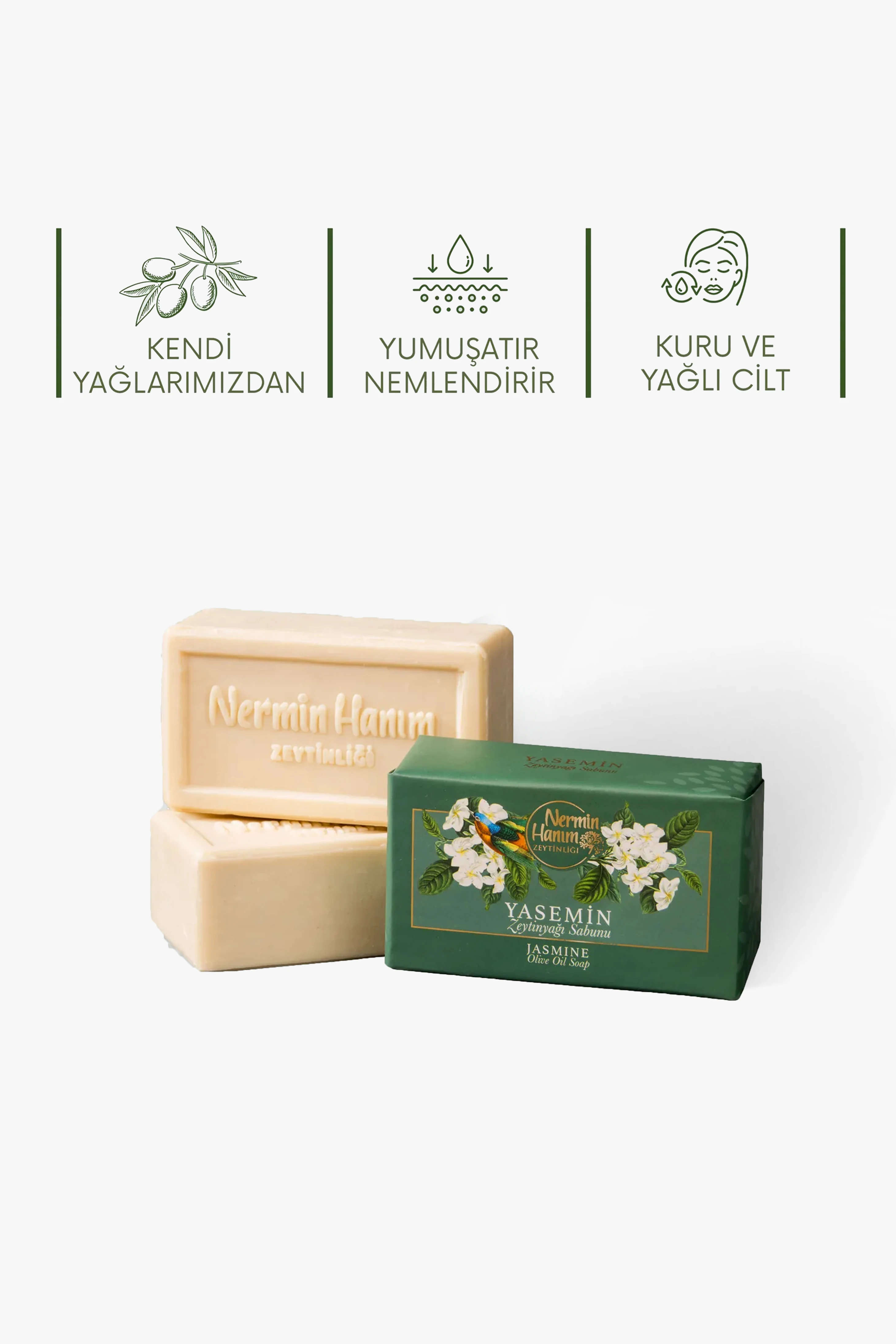 Zeytinyağı Sabunu - Yasemin (250gr)