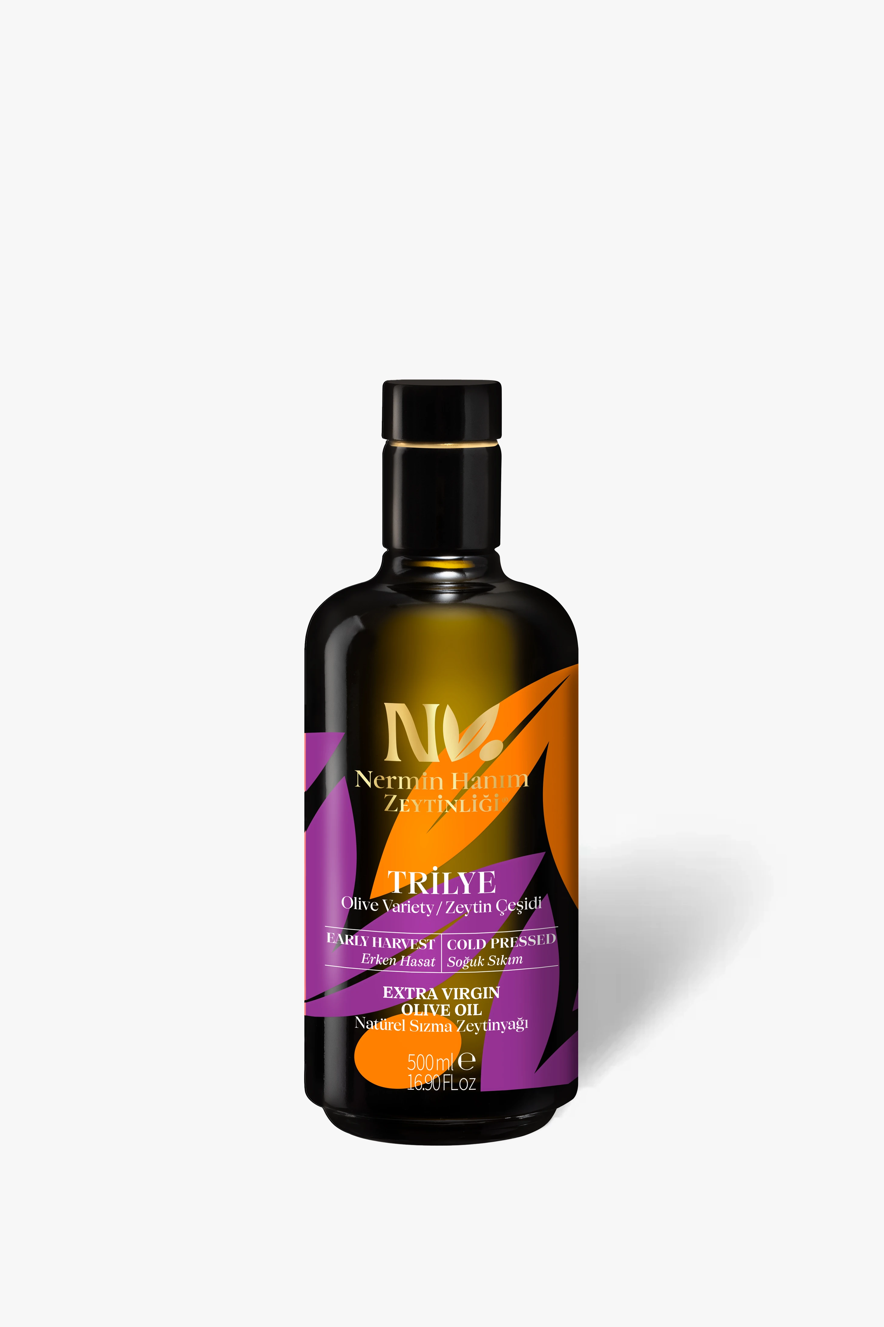 Trilye - Erken Hasat Soğuk Sıkım Zeytinyağı R. (500ml)