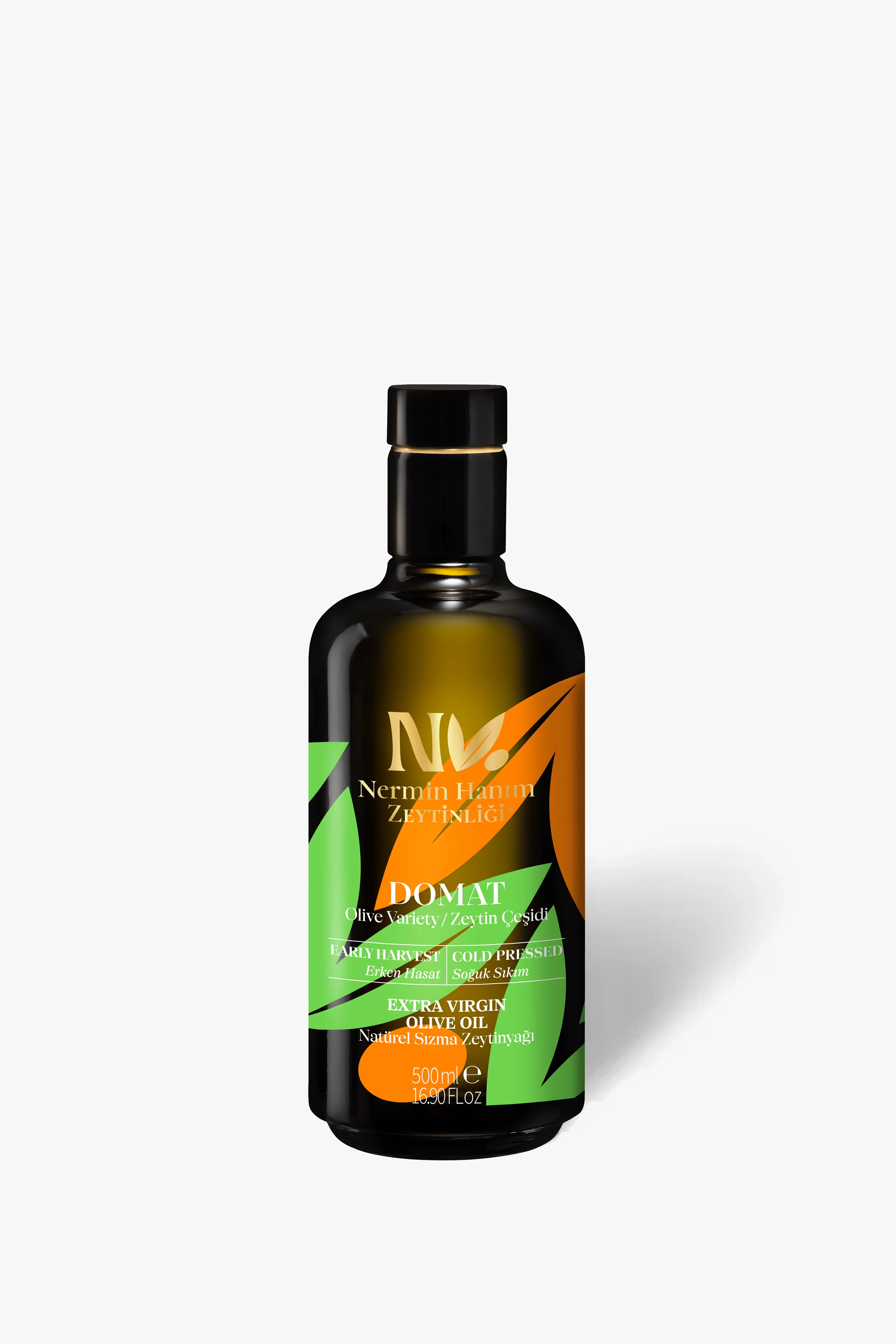 Domat - Erken Hasat Soğuk Sıkım Sızma Zeytinyağı R.(500ml)