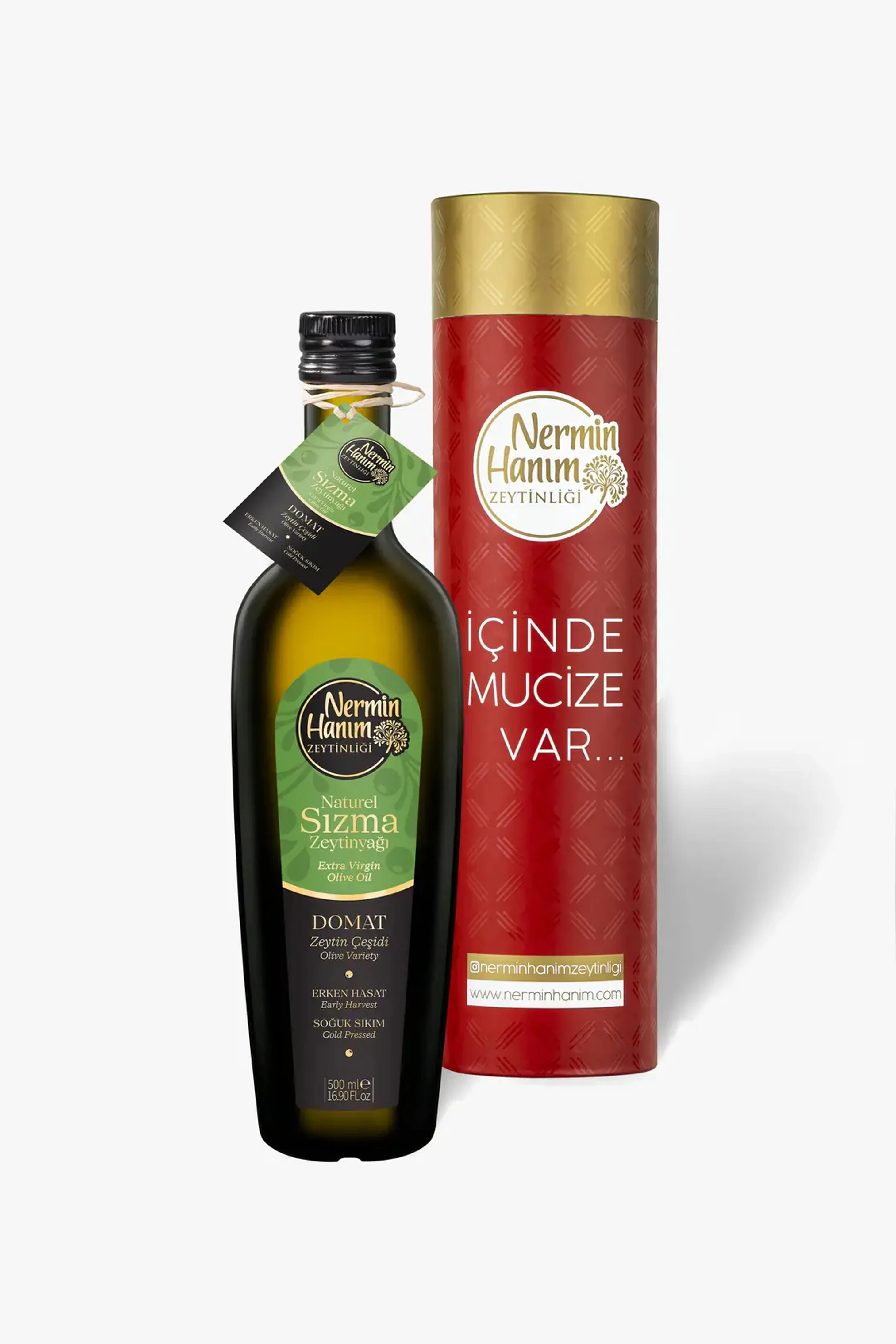 500 ml Domat Erken Hasat Zeytinyağı - Kutulu (500ml)