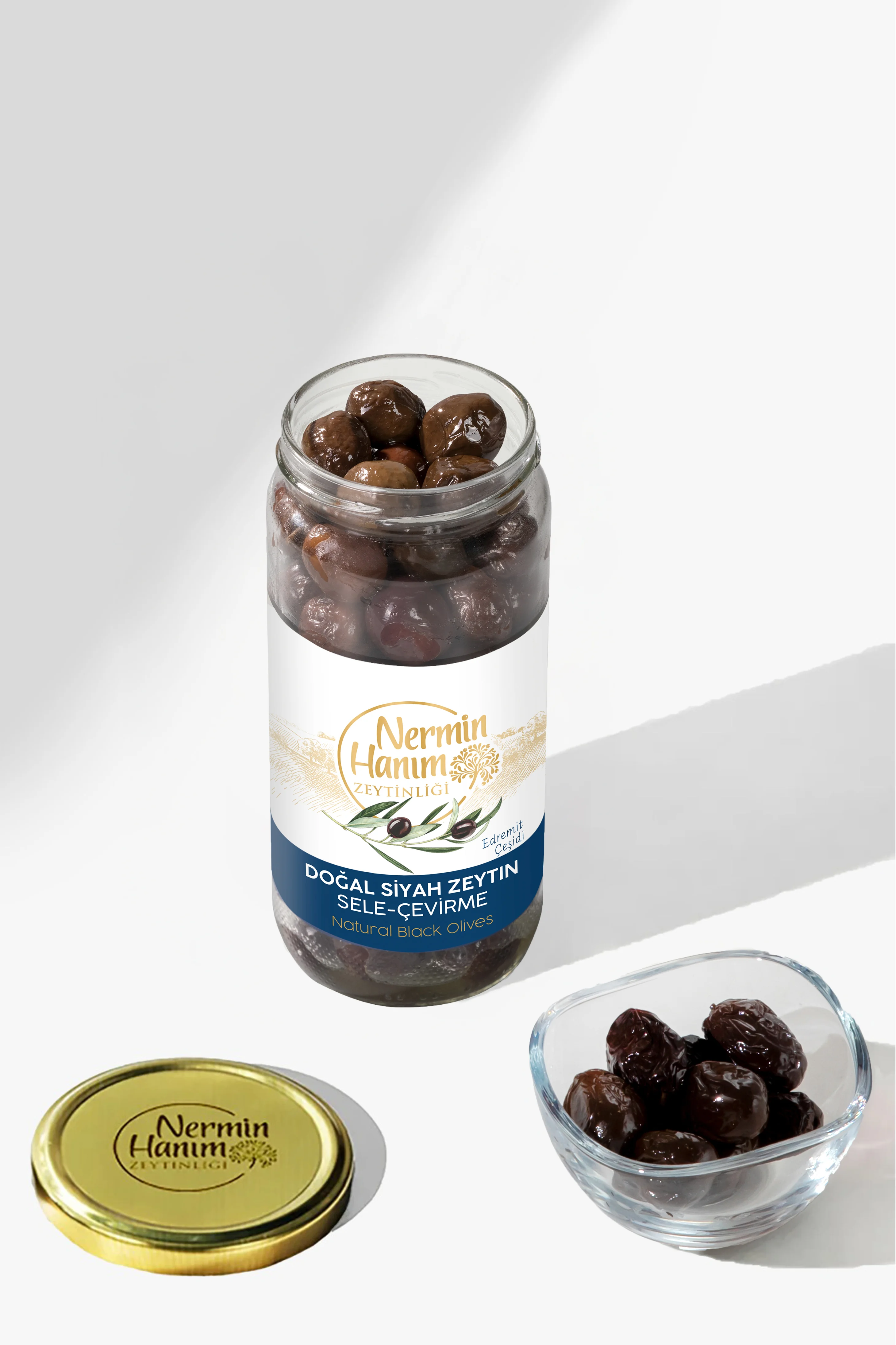 Edremit Siyah Sele (Çevirme) Zeytin (300 gr)