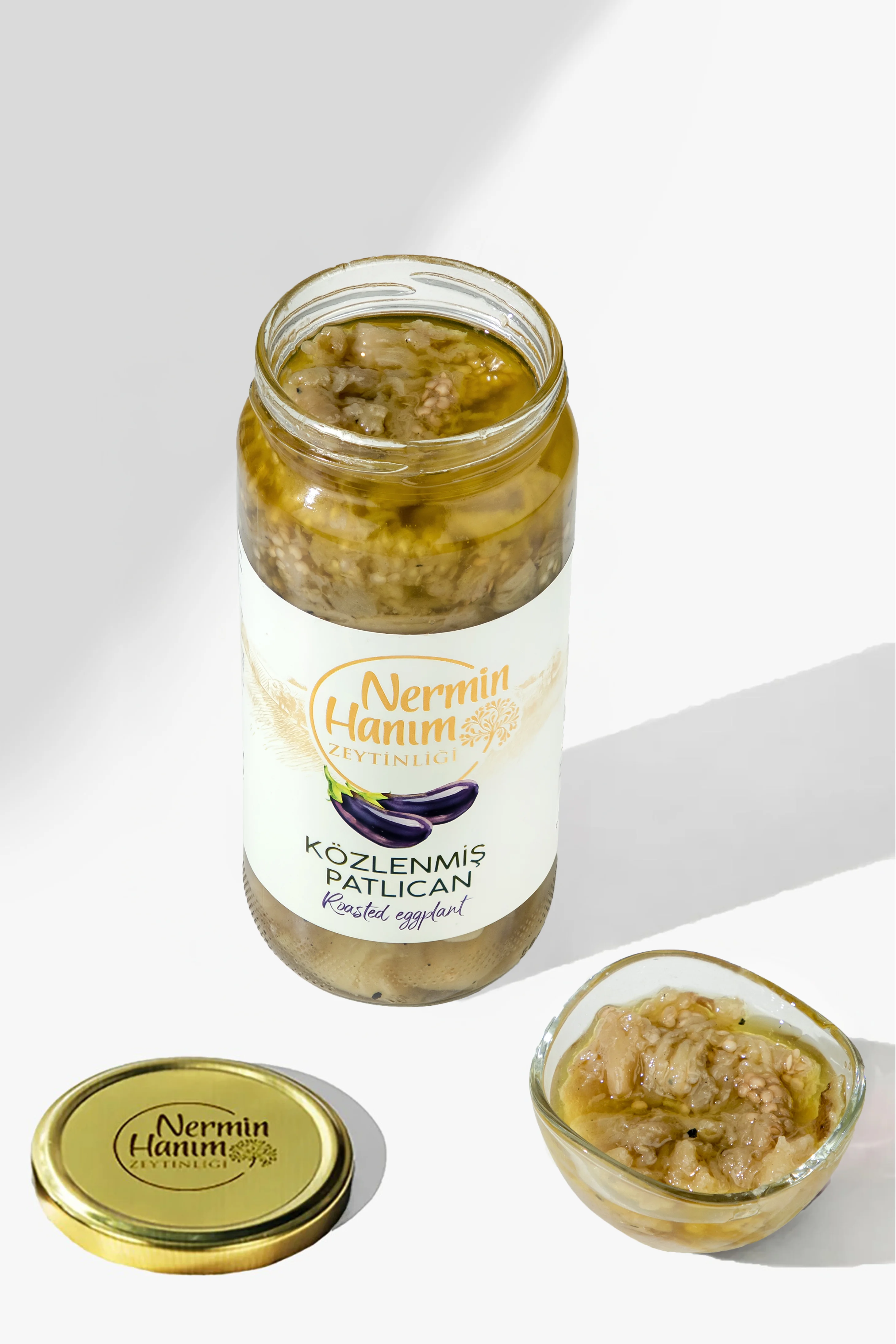 Odun Ateşinde Közlenmiş Patlıcan (425gr)