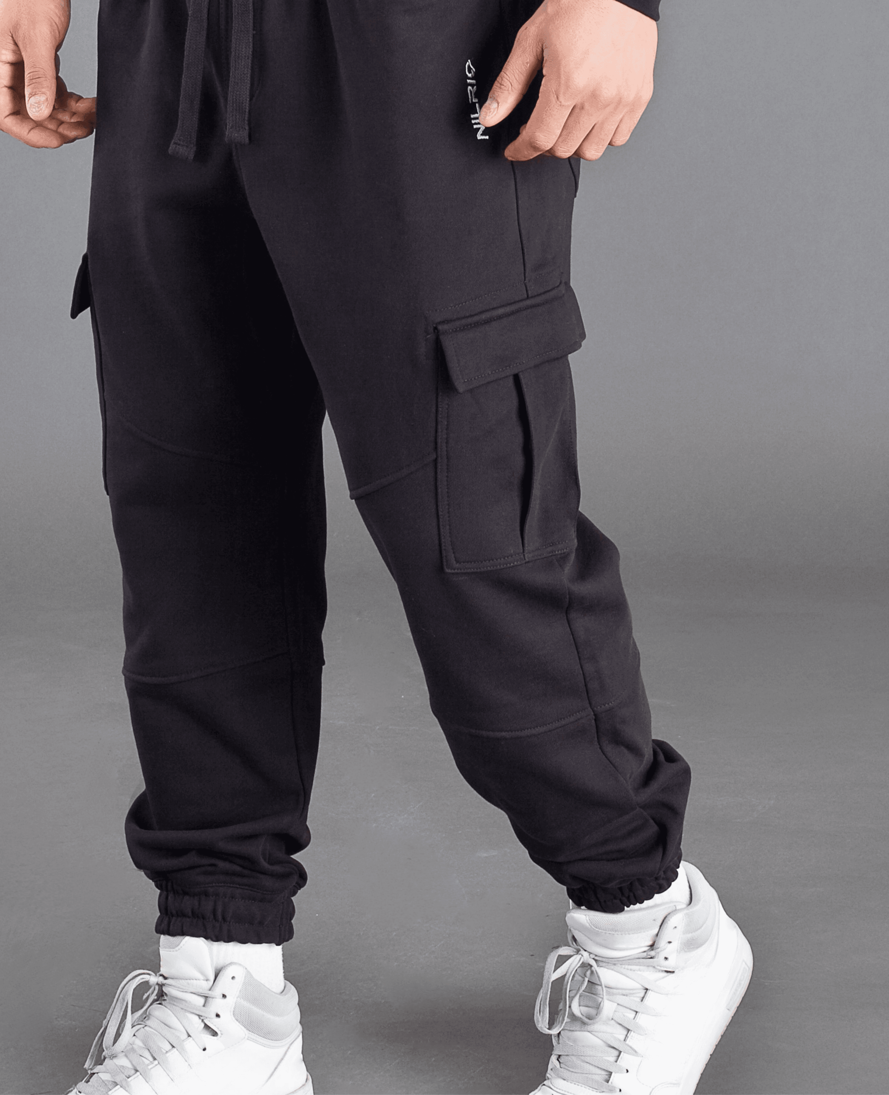 Nilrio Pantalon Jogging Cargo NPA0623 - Noir