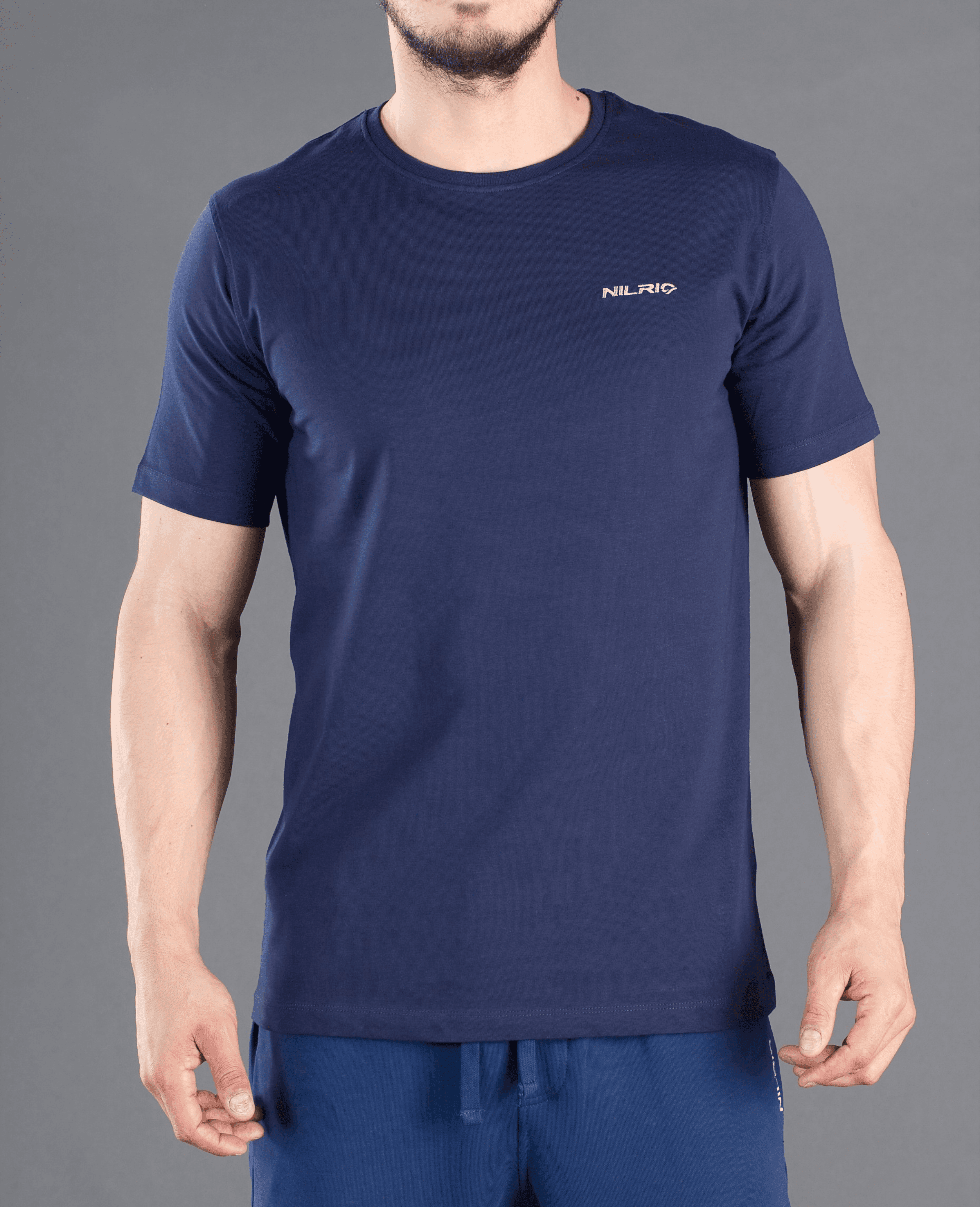 Nilrio T-Shirt Basic NTS0622 - Bleu Marine
