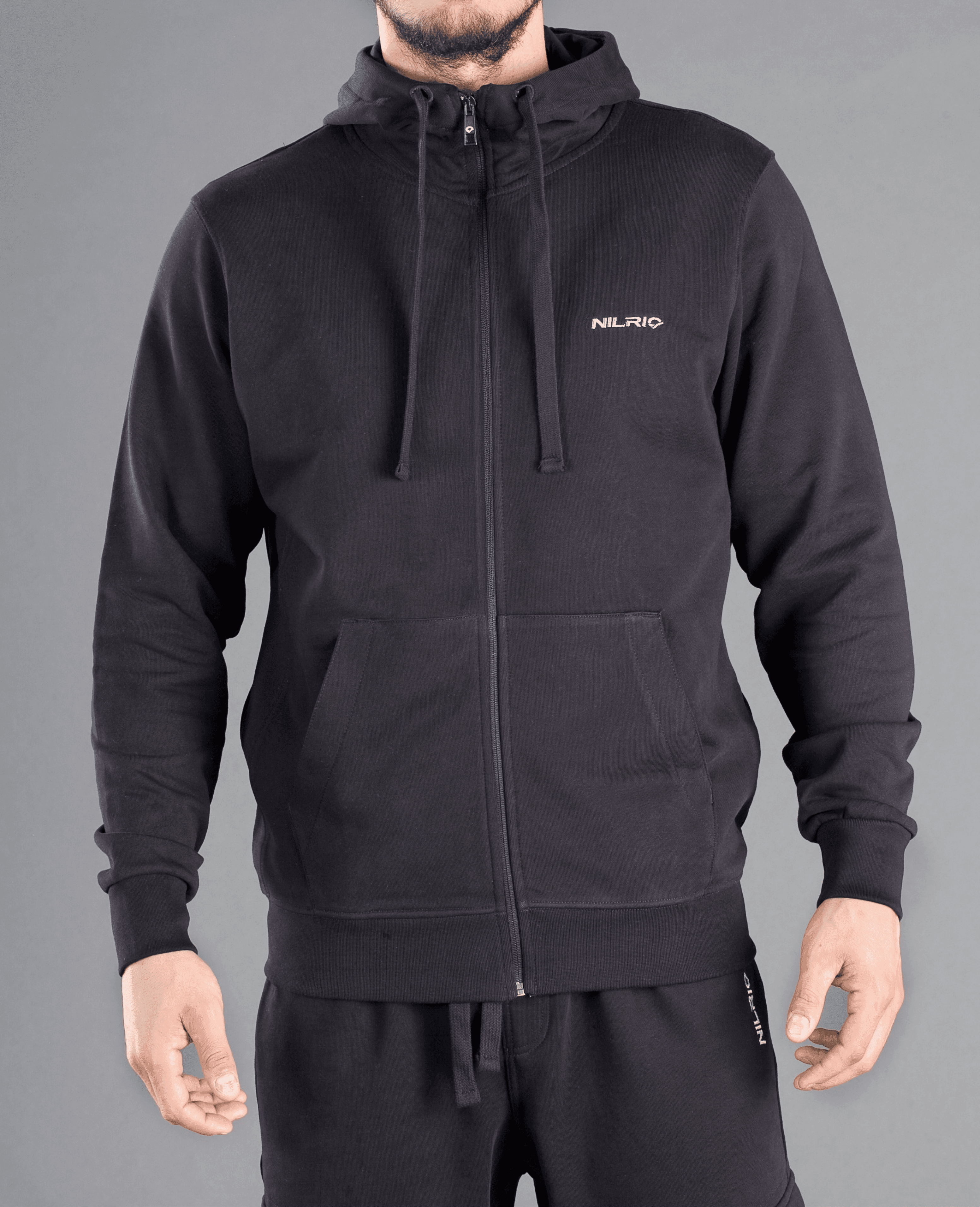 Nilrio Sweat Zippé A Capuche NSW0624 - Noir