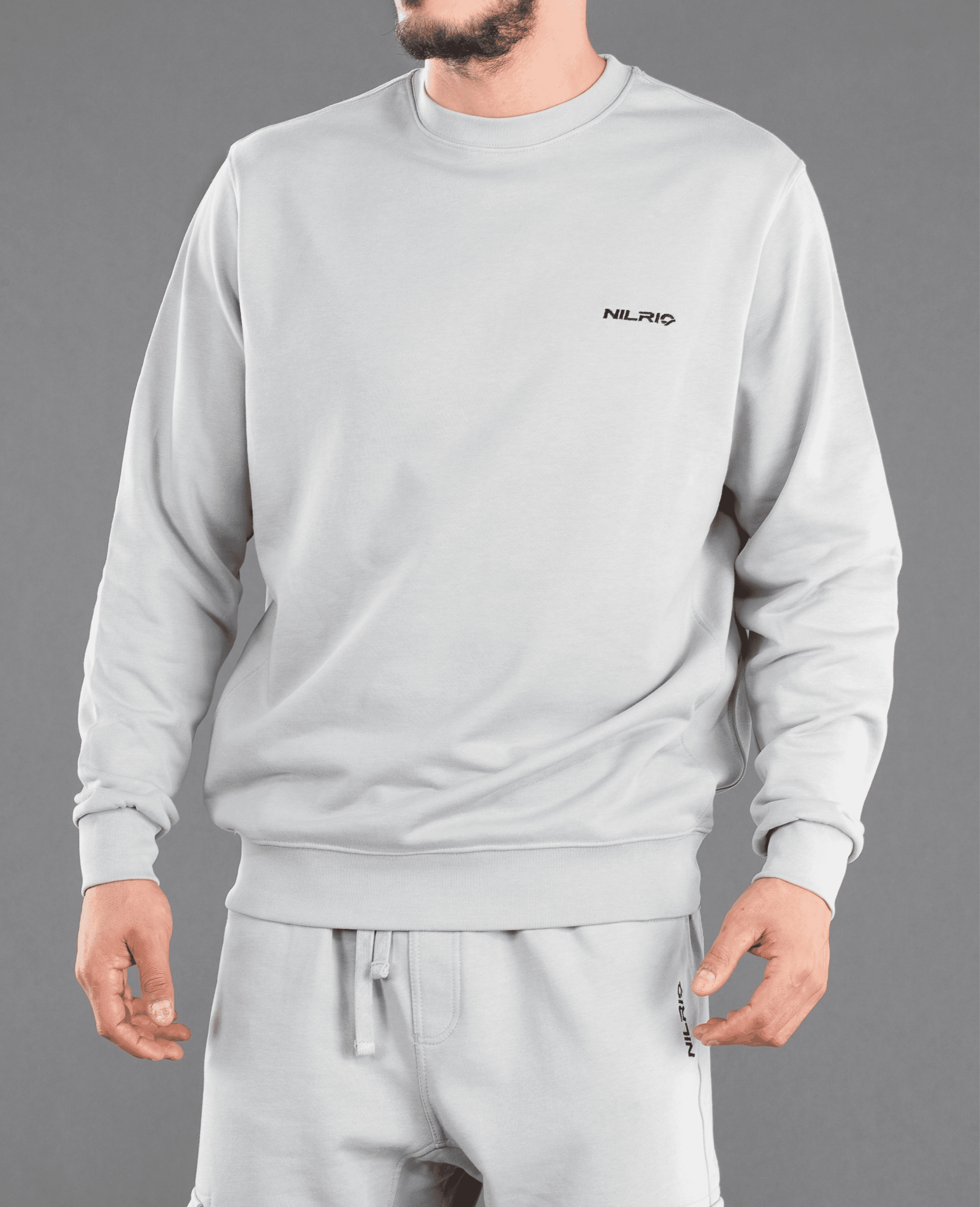 Nilrio Sweat Col Rond NSW0622 - Gris