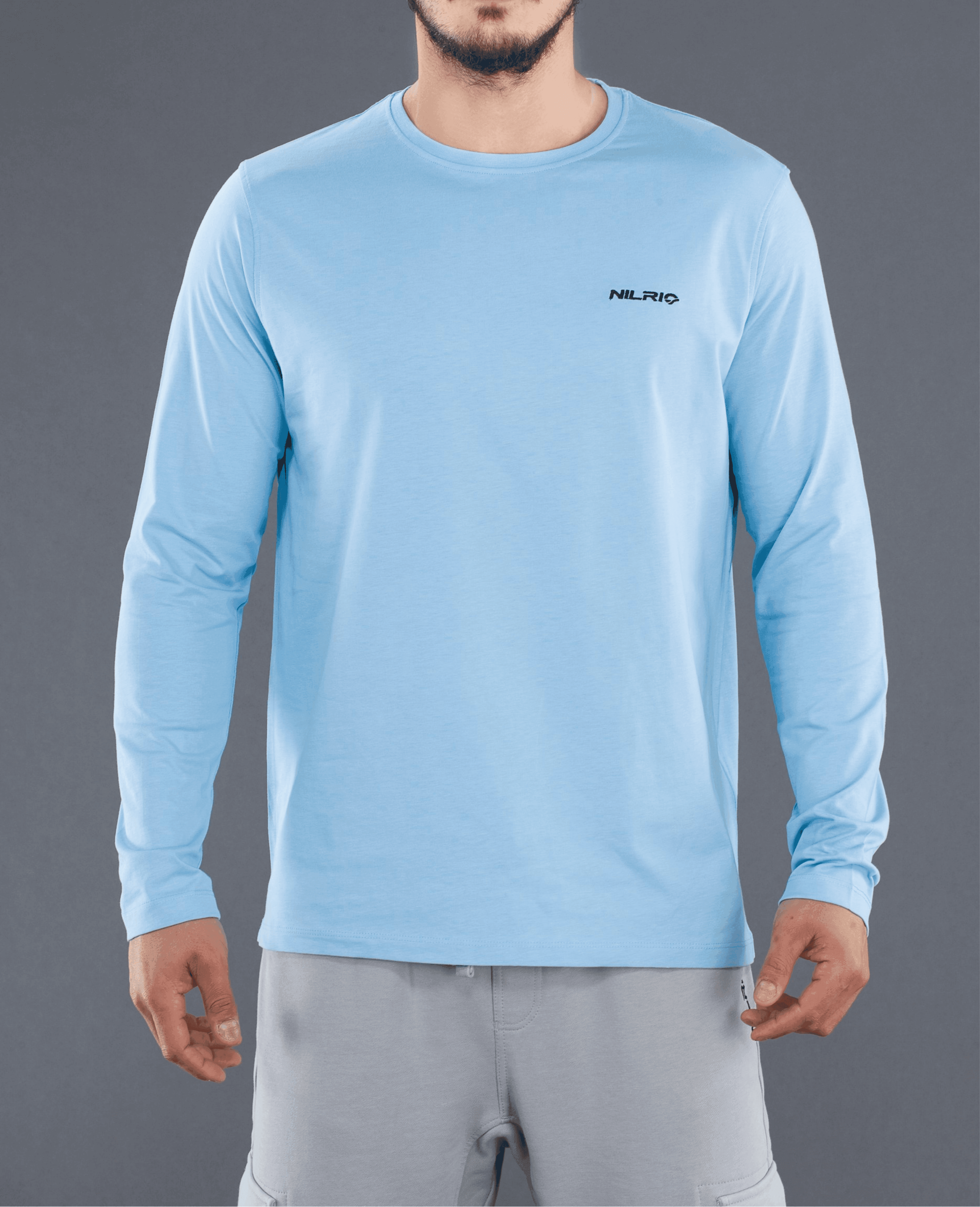 Nilrio T-Shirt Manche Longue NTS0624 - Bleu