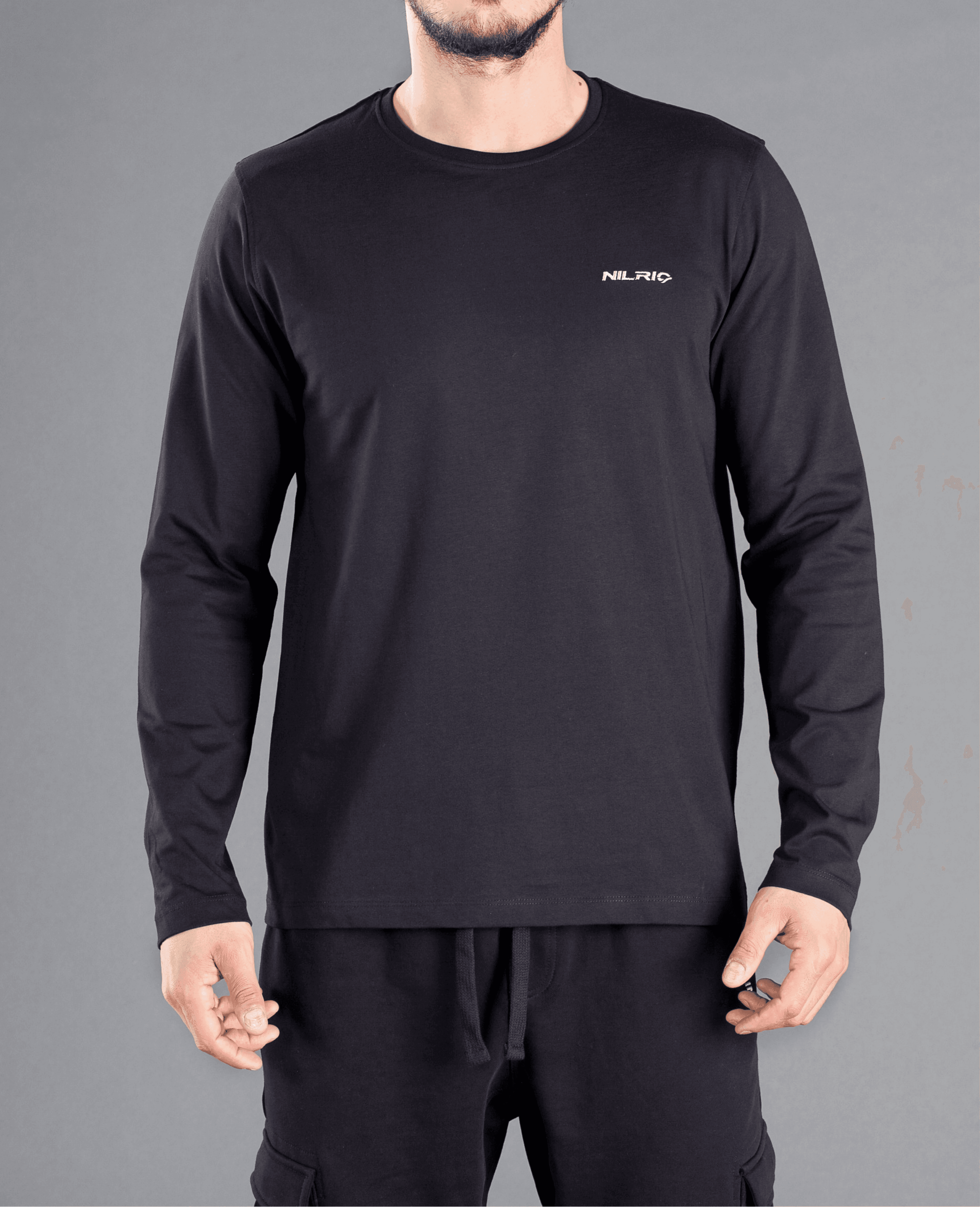 Nilrio T-Shirt Manche Longue NTS0624 - Noir