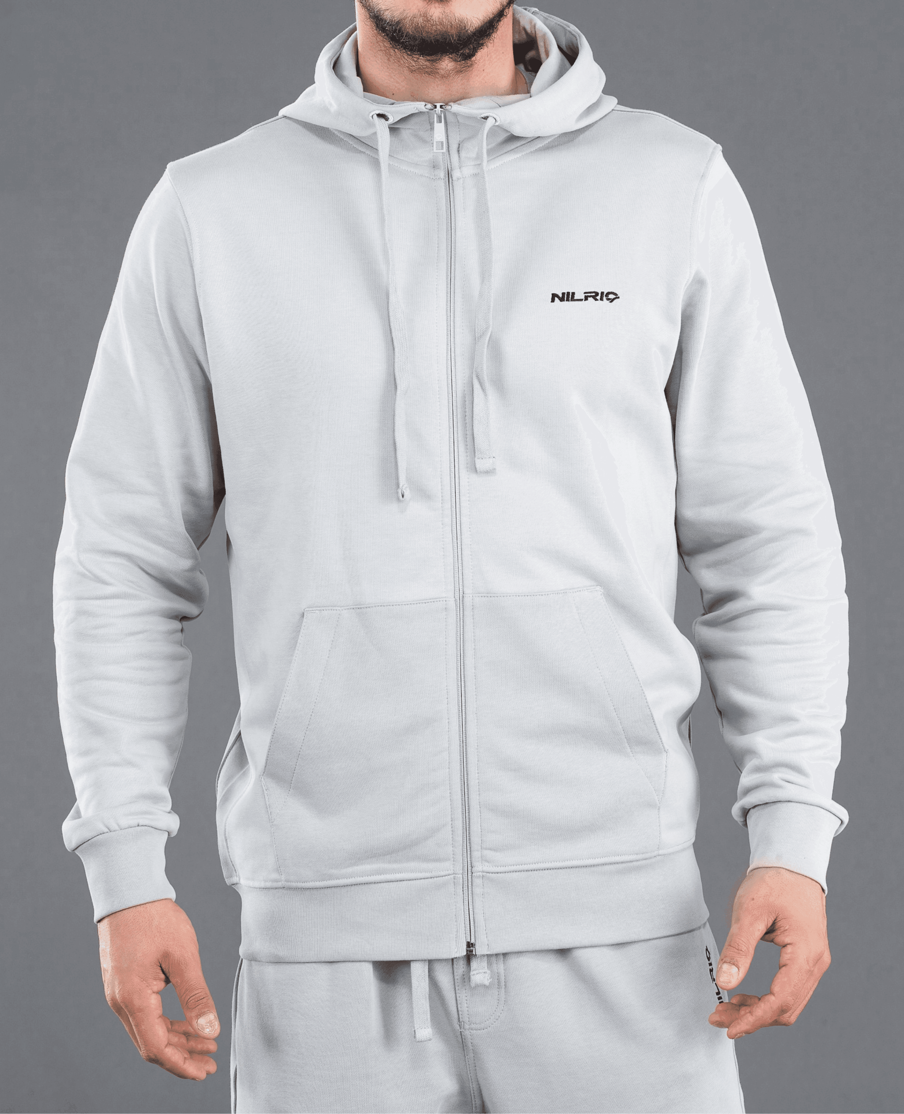 Nilrio Sweat Zippé A Capuche NSW0624 - Gris