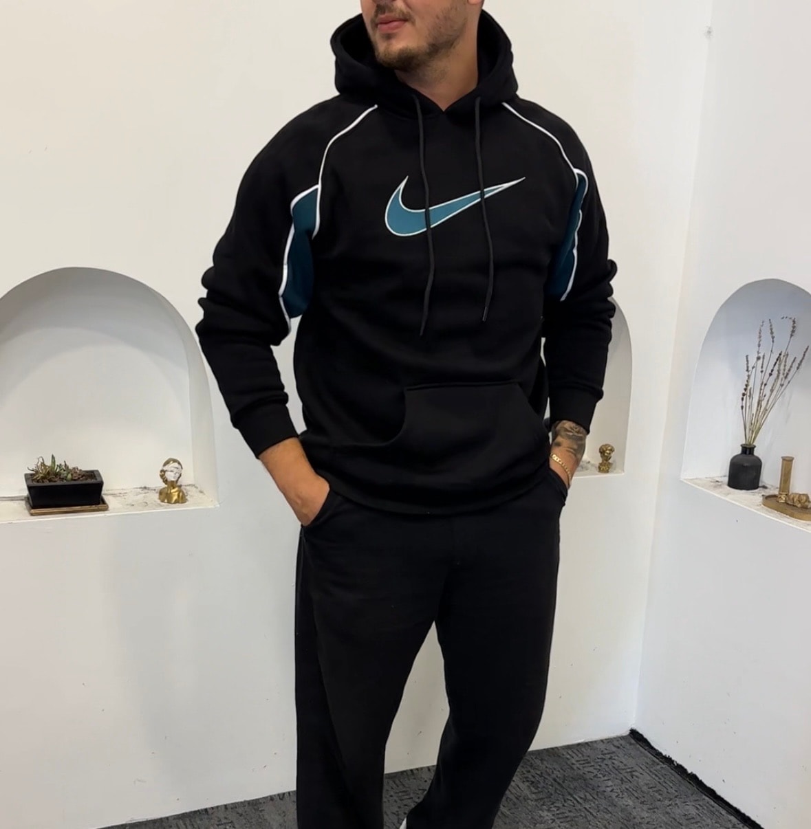 Nike Sweat Oversize 3 İplik Şardonlu Pamuk 