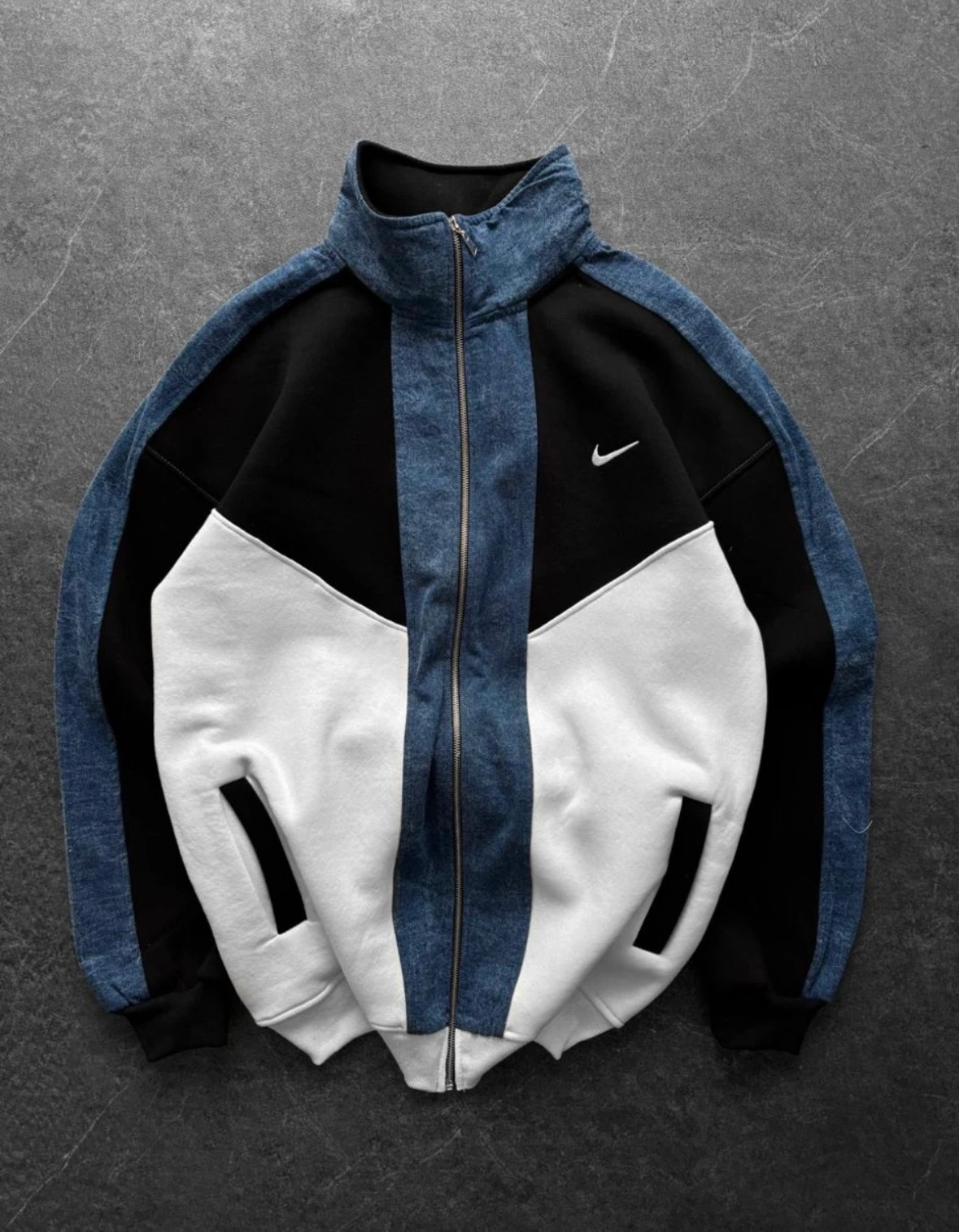 Nike Pamuk Ceket kot şerit detaylı 