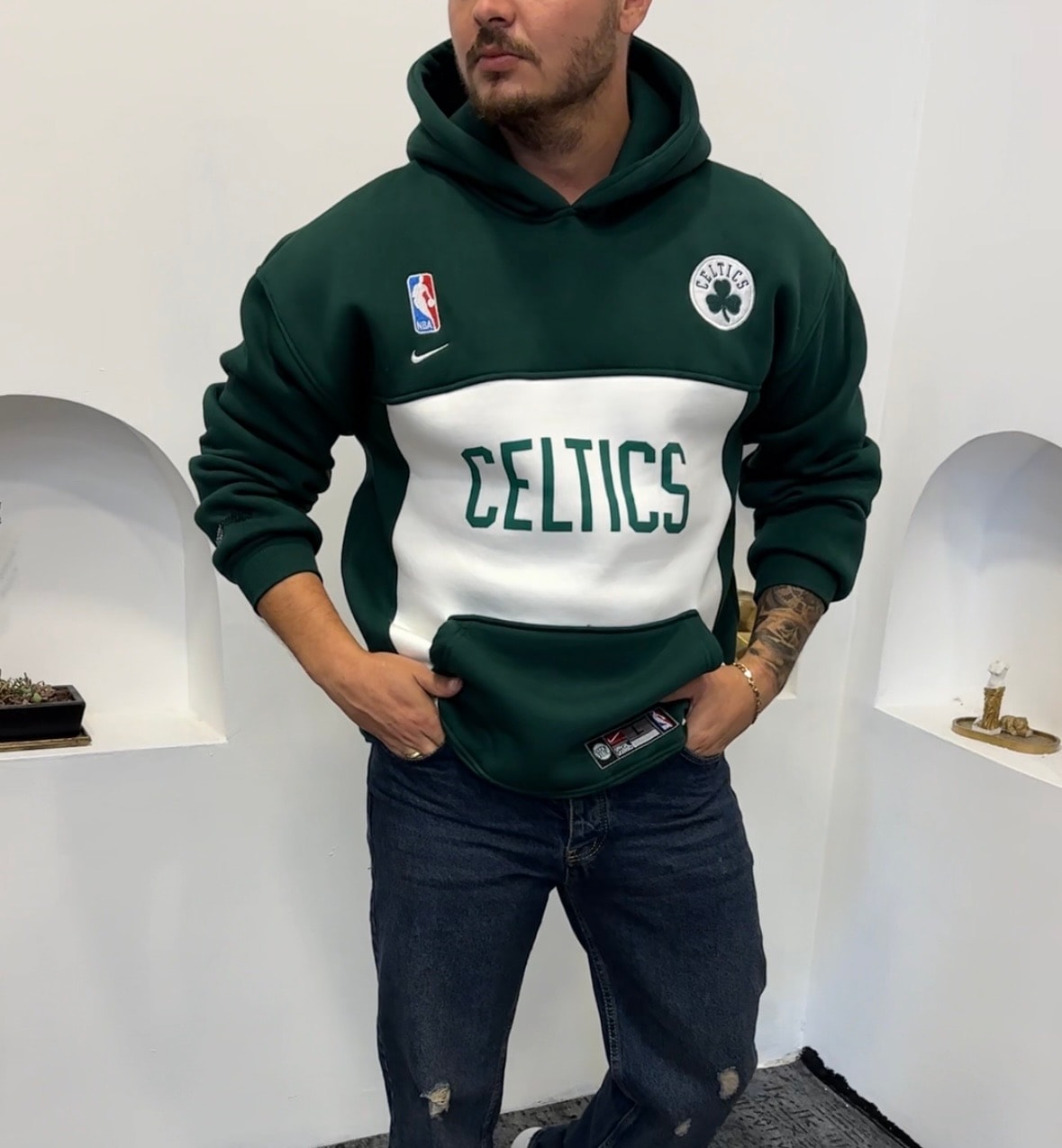 Celtıc Bostan Pamuk Sweatshirt Oversize 