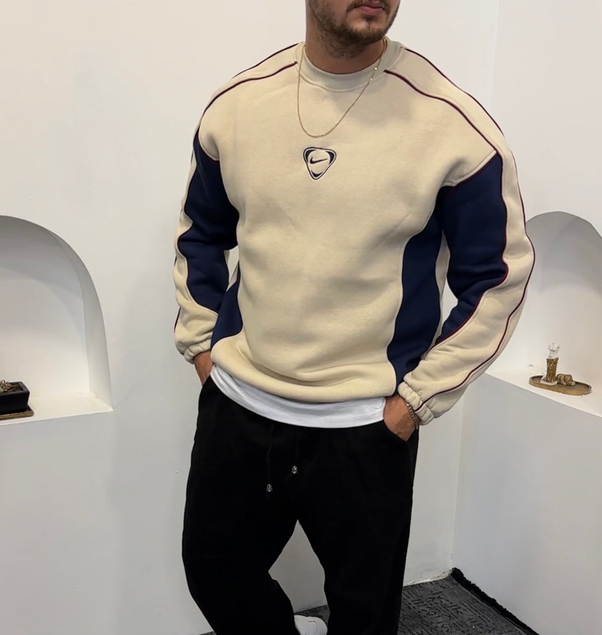 Nike pamuk Sweat Nakış işleme arma 