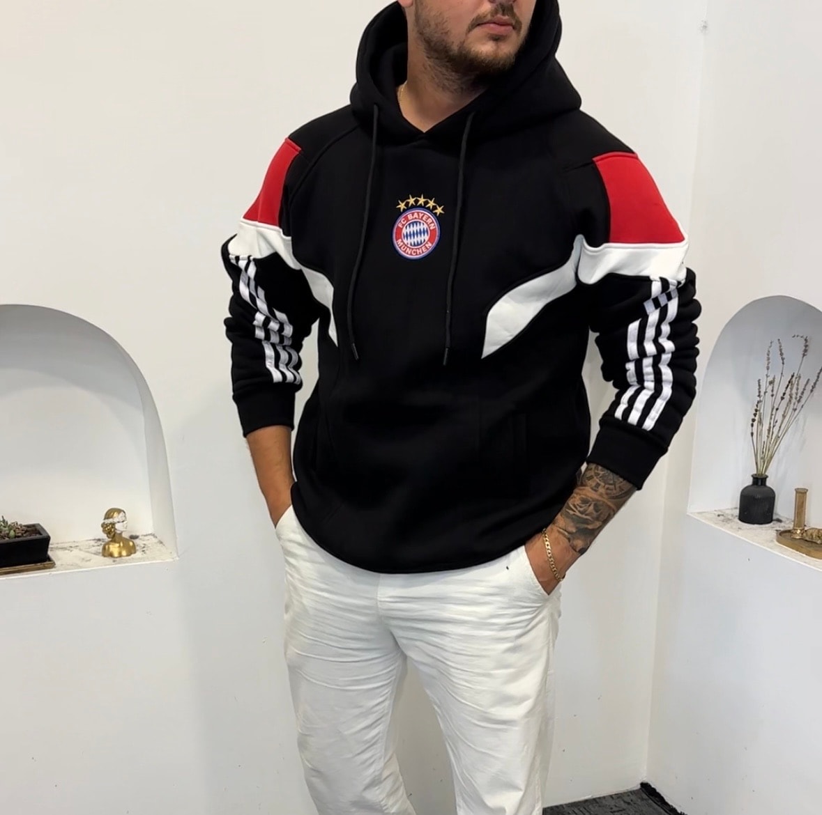 Münih 3 iplik şardonlu pamuk sweat 