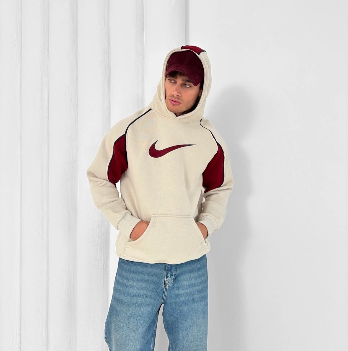 Nike Sweat Oversize 3 İplik Şardonlu Pamuk 