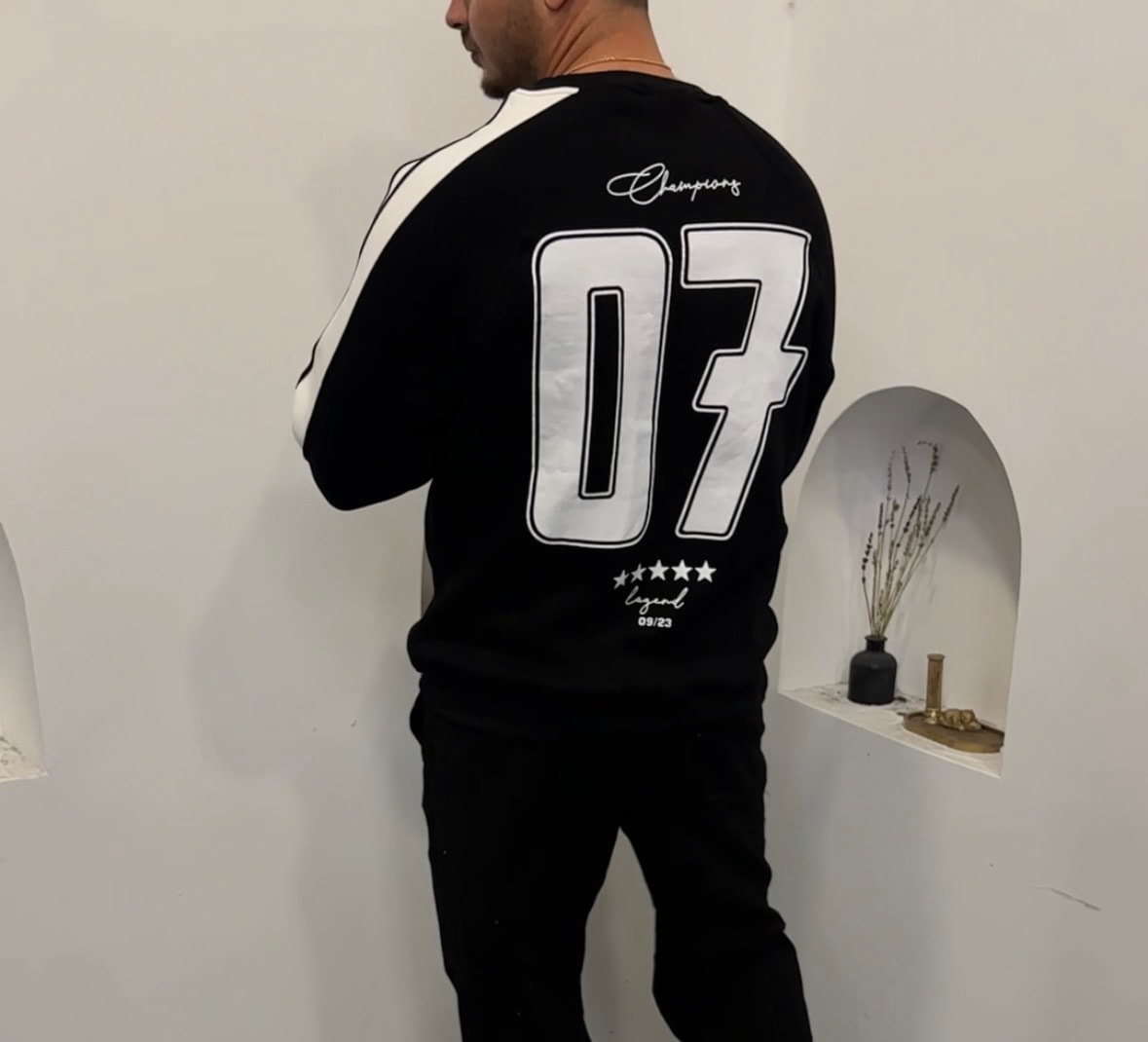 07 SweatShirt Pamuk Oversize Sırt Baskı 