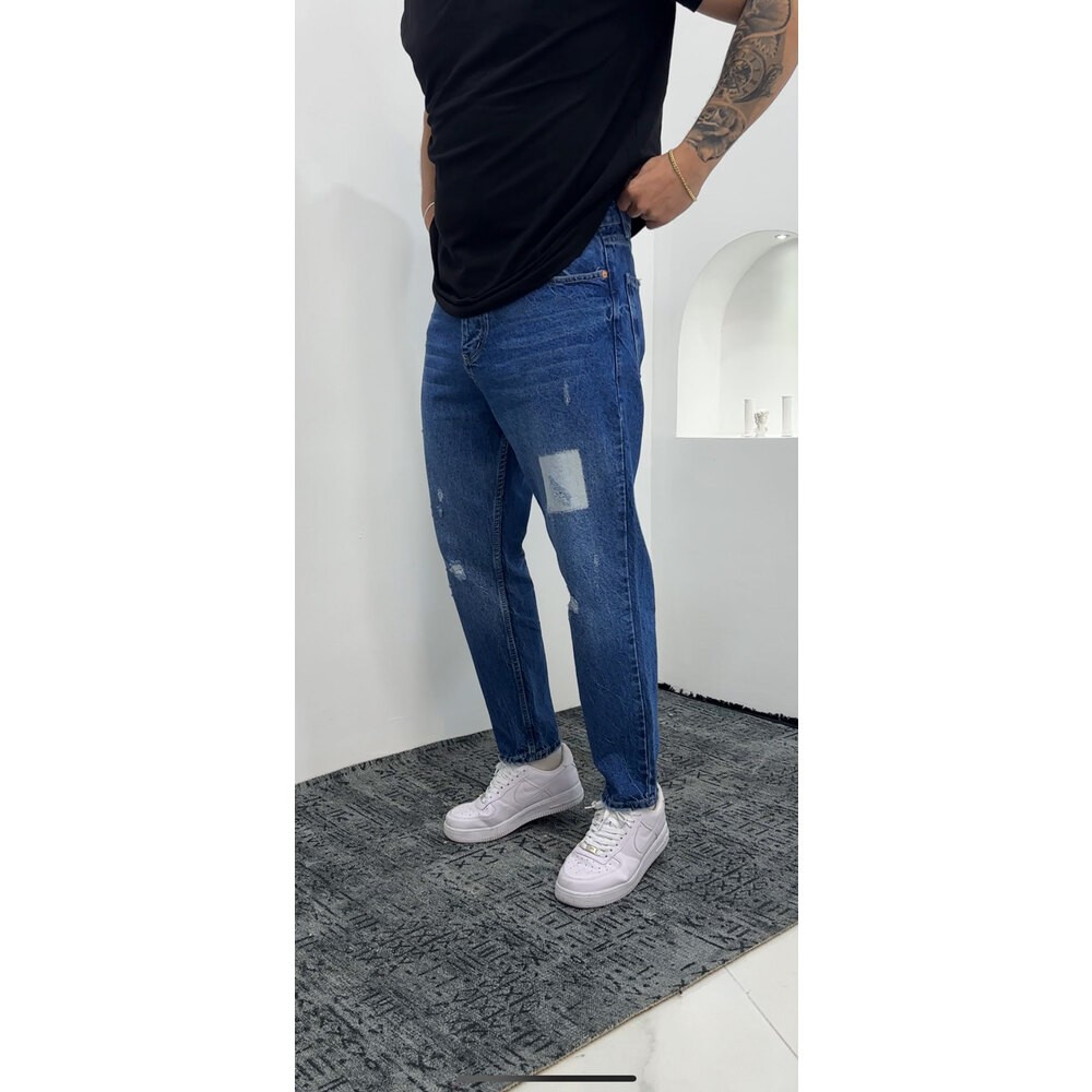 Boyfriend pantolon Lazer Yırtmaç