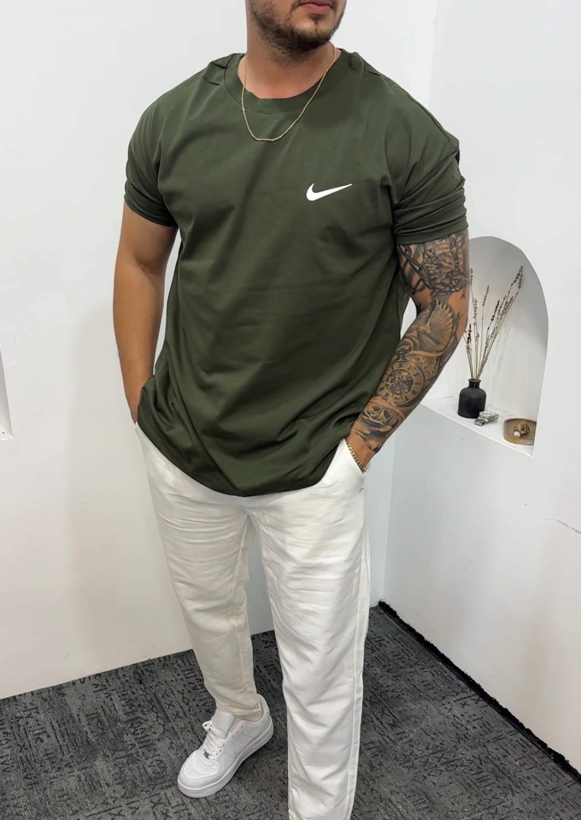 Nike Kol omuz Dar kesim Oversize kalıp 