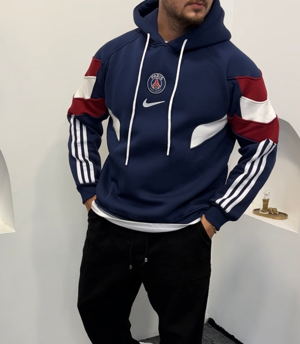 Paris Pamuk Kapşonlu Sweat 