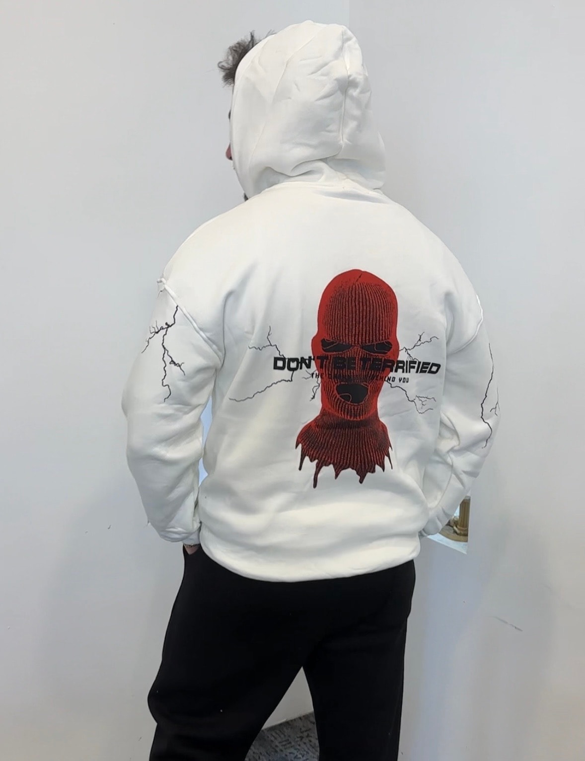 •Baskılı Sweat 3 İplik Şardonlu Pamuk Oversize 